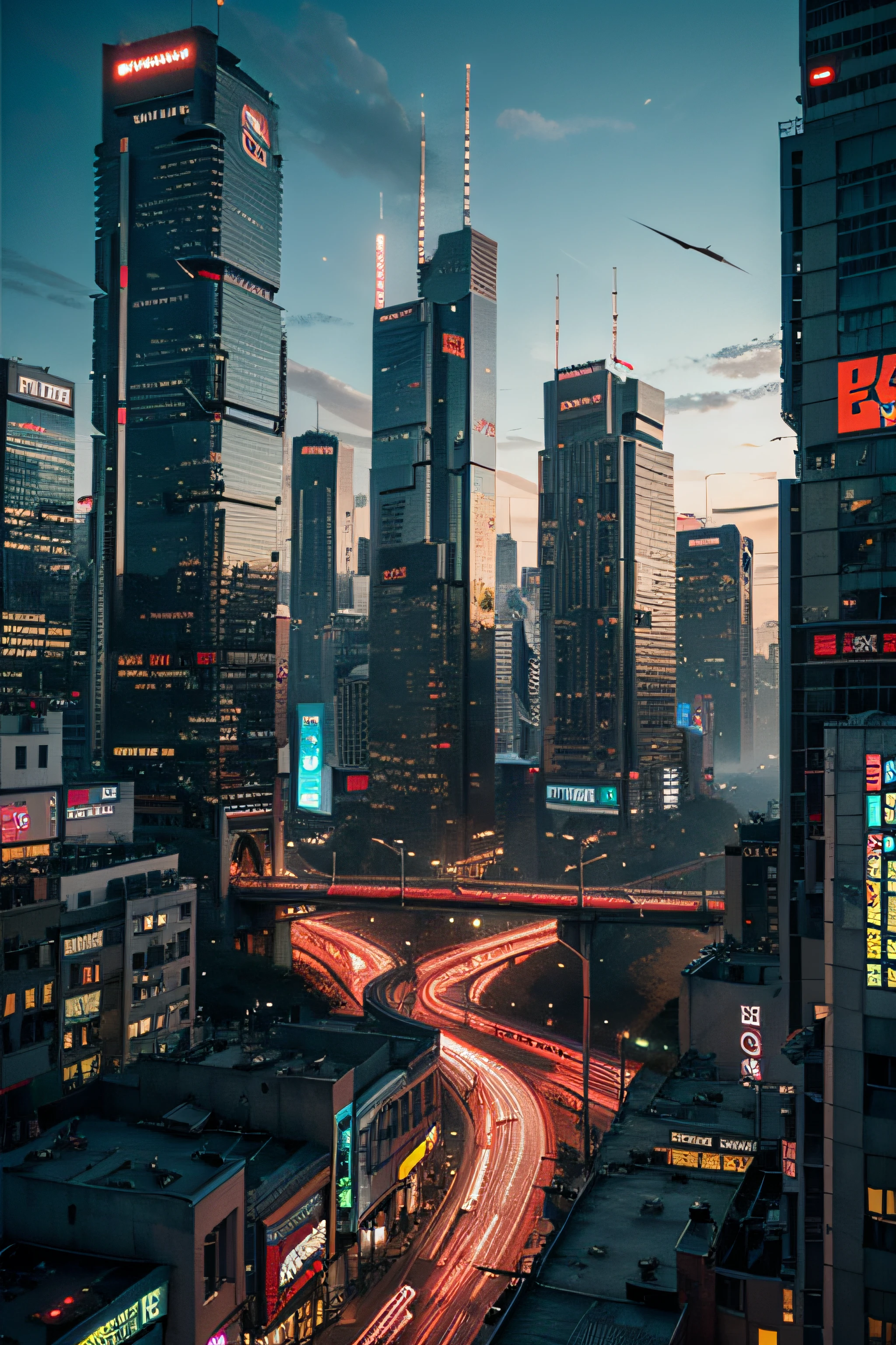 cyberpunk city 5120 x 2160