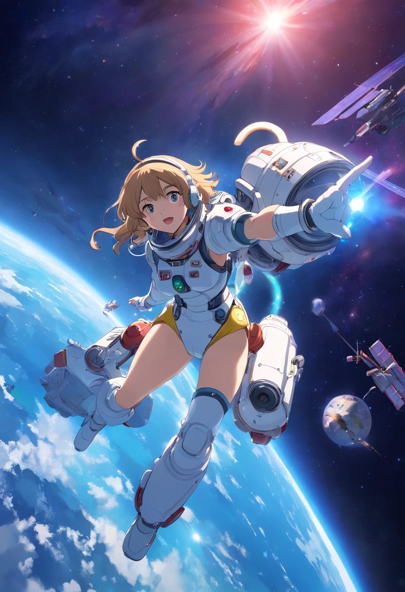 Absurd resolution, high resolution, (masterpiece:1.4), ultra-detailed, 1girl, in spacesuit, (((NSFW))), (((sex))), ((sexy)), bare pussy, show pussy, seen from above, inside spaceship, floating, satellite, running pose, wide-angle lens distortion, (high quality), (pixiv:1.4), Volumetric Lighting, backlight, singer, on the stage, (sexy:1.4), (microphone:1), (big breasts:1),