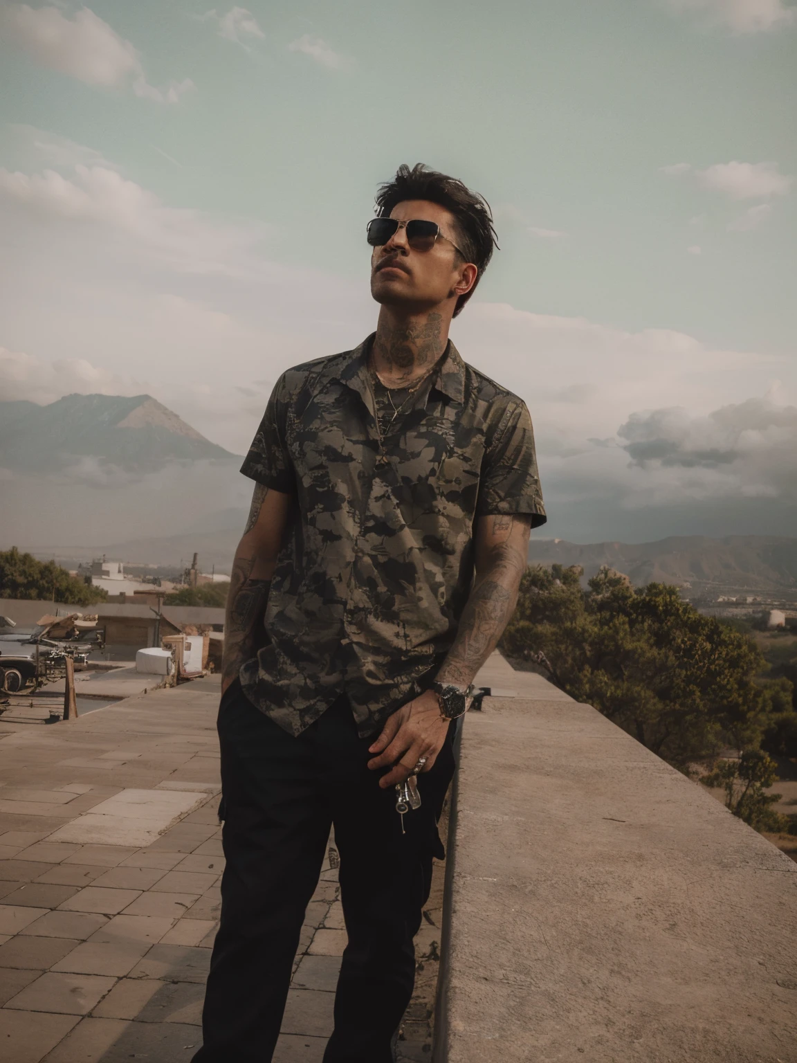 Make me look cool & give the picture a gangster vibe