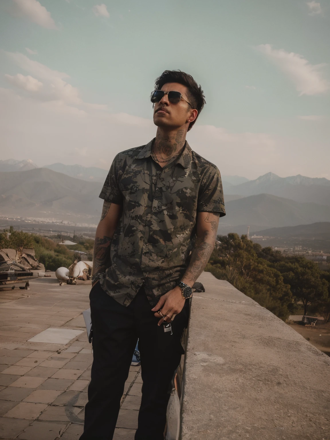 Make me look cool & give the picture a gangster vibe