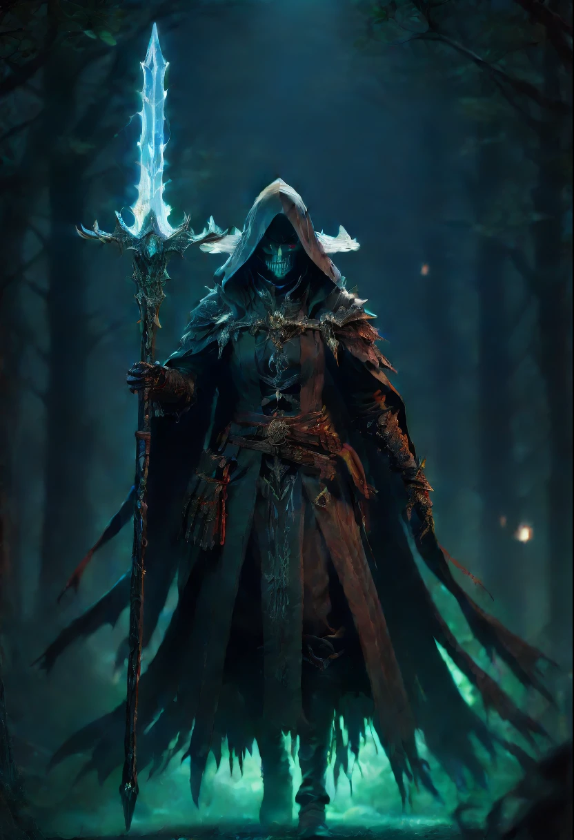 Magic Sword,legendary magic sword,Glory Magic Sword,Magic Sword,heavy metal style,metal art,Full metallic luster,Metal texture in the post-industrial era,Alloy wire crafts,crystal,Emerald inlay,well-built,Perfect craftsmanship,Magic lightning background,blue lightning,There are fairies,dark fantasy style art,dark fantasy concept art, bloodborne concept art, dark concept art, Diablo digital concept art, dark fantasy art style, bloodborne art, photorealistic dark concept art,dark fantasy style art, portrait of death, onmyoji detailed art, beautiful necromancer, Ominous fantasy illustration,(Best quality at best,4K,8K,A high resolution,tmasterpiece:1.2),ultra - detailed,(actual,realistically,realistically:1.37),The landscape,sci-fy,photography of,Concept artist, HighDynamicRange,hyper HD,Studio lighting,Ultra-fine painting,Focus sharp,physically-based renderingt,Extremely detailed description,professional,vivd colour,bokeh.