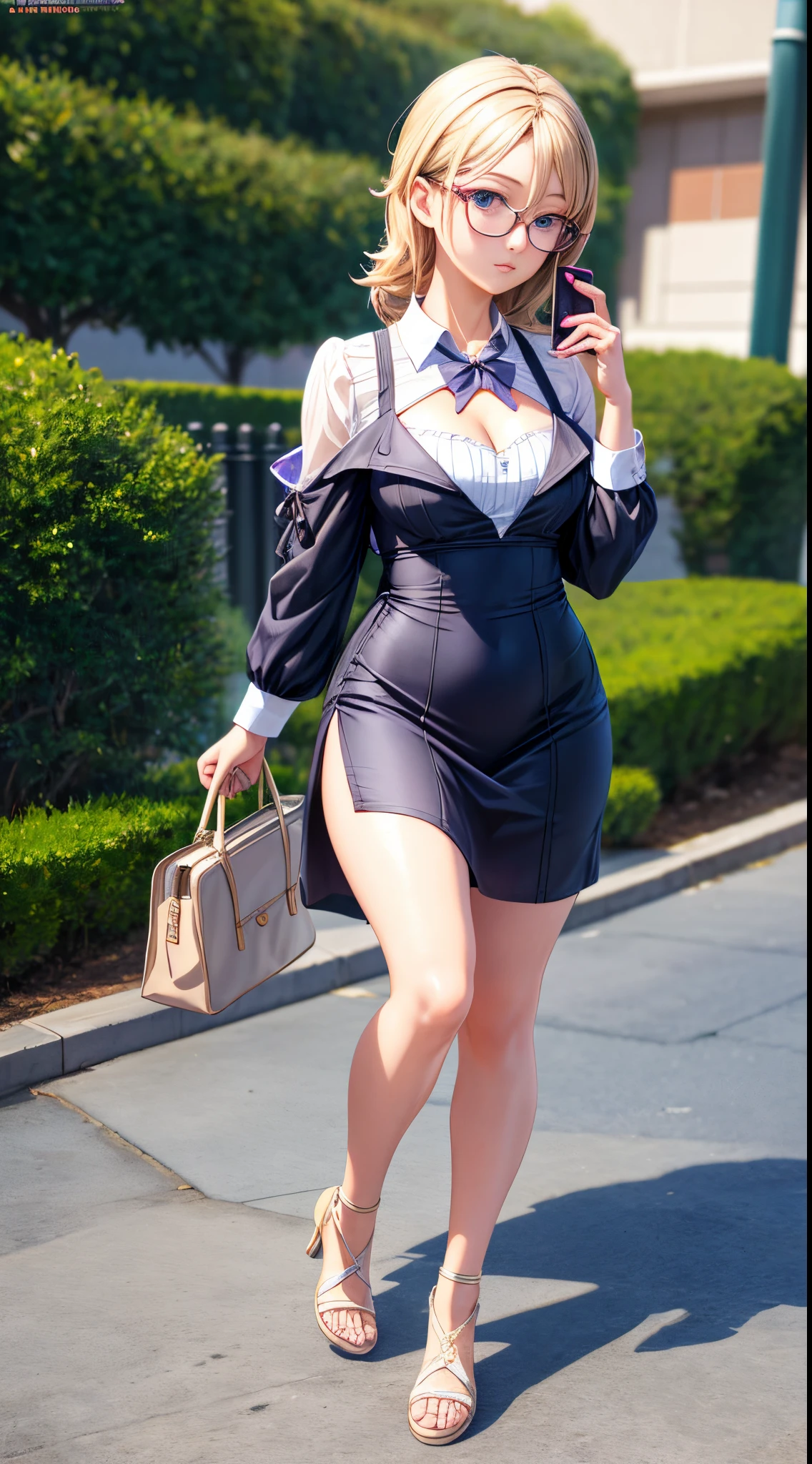 (Please take a photo of the two of them facing us from the front..), (8k), (highest quality: 1.5), (Realistic: 1.1), Ultra-high resolution, Very detailed, Golden Ratio, (Two tall Japanese high school girls), (No hair accessories), (Blonde ponytail), 24-years-old, (シャツがフィットしたF Cup Big:1.7), (Two Sisters), (Full body photography), (Very cute face, Looking down at the photographer, Stand with your feet shoulder-width apart), Simple uniforms, The sisters wear the same uniform, (Wearing the black uniform of a Japanese CA), Long sleeve uniform, (Very wide thighs:1.6), (Very long legs:1.4), (I always wear plain black pantyhose.), (The skirt is very short), (Oily shiny black pantyhose),Realisticな紺色制服と黒ストッキングを着用した, Two beautiful flight attendants with long legs, (Two people are standing facing this way),Studio shot, (8k), (highest quality: 1.2), (Realistic), Ultra-high resolution, Very detailed, (RAW Photos:1.4),(Anatomically correct leg angle),((Full body photography)), 19 years old, Japanese skin color, Super cute face, (F Cup Big:1.3), (Winter uniforms), (The miniskirt is very short:1.4), (wide thighs and long legs:1.5), (Big breasts and Big ass), (Seamless black stockings:1.8), (CAs must wear black stockings), (Wearing high-heeled brown heels), Accurate high heels,(黒ストッキングを着用したVery wide thighsと非常に長い脚), Blonde Short Cut, She has a cute Japanese face with realistic facial features., ポートレートがUltra-high resolutionで超リアル,