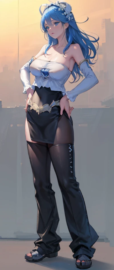 ((above shoulder，facial closeups))， Bigboobs， looking at viewert， ultra-realistic realism, Ghibli-style colors,  Ghibli-style colors, japanese manga,  Standing Picture, angle of view,  foreshortening, foreshortening, 8K, super detailing，All women have big breasts,Endless realism, cellshading,，character sheets, reference sheet, Standing Picture, 8K, super detailing, 1080p, Women HD，femele, 16k, A high resolution, Best quality at best, high high quality, Anatomically correct, tmasterpiece, Acura, hyper HD，as elegant as a swan，unreal-engine， Ghibli-style colors,   japanese manga,  Standing Picture, angle of view,battle armor，ssee-through，Lace skirt，Blue hair，red - eyed，Sexy big breasts，Transparent tulle clothes