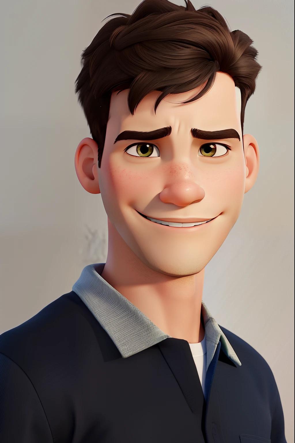 garoto jovem modelo, cartaz estilo disney pixar, ultra qualidade, melhor qualidade