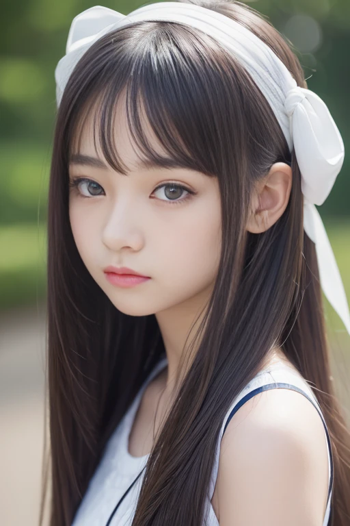 (masterpiece,top-quality,超A high resolution),A Japanese Lady, (((Very beautiful girl))), Elementary grapher、Front view, ((Bob Hair,Hair Band)), hyper cute face、masutepiece, Best Quality, Illustration, Ultra-detailed, finely detail, hight resolution, 8K, Perfect dynamic composition, Beautiful detailed eyes,Natural makeup, long eyelashes、 Glossy and smooth hair quality、 Perfect limbs,School route