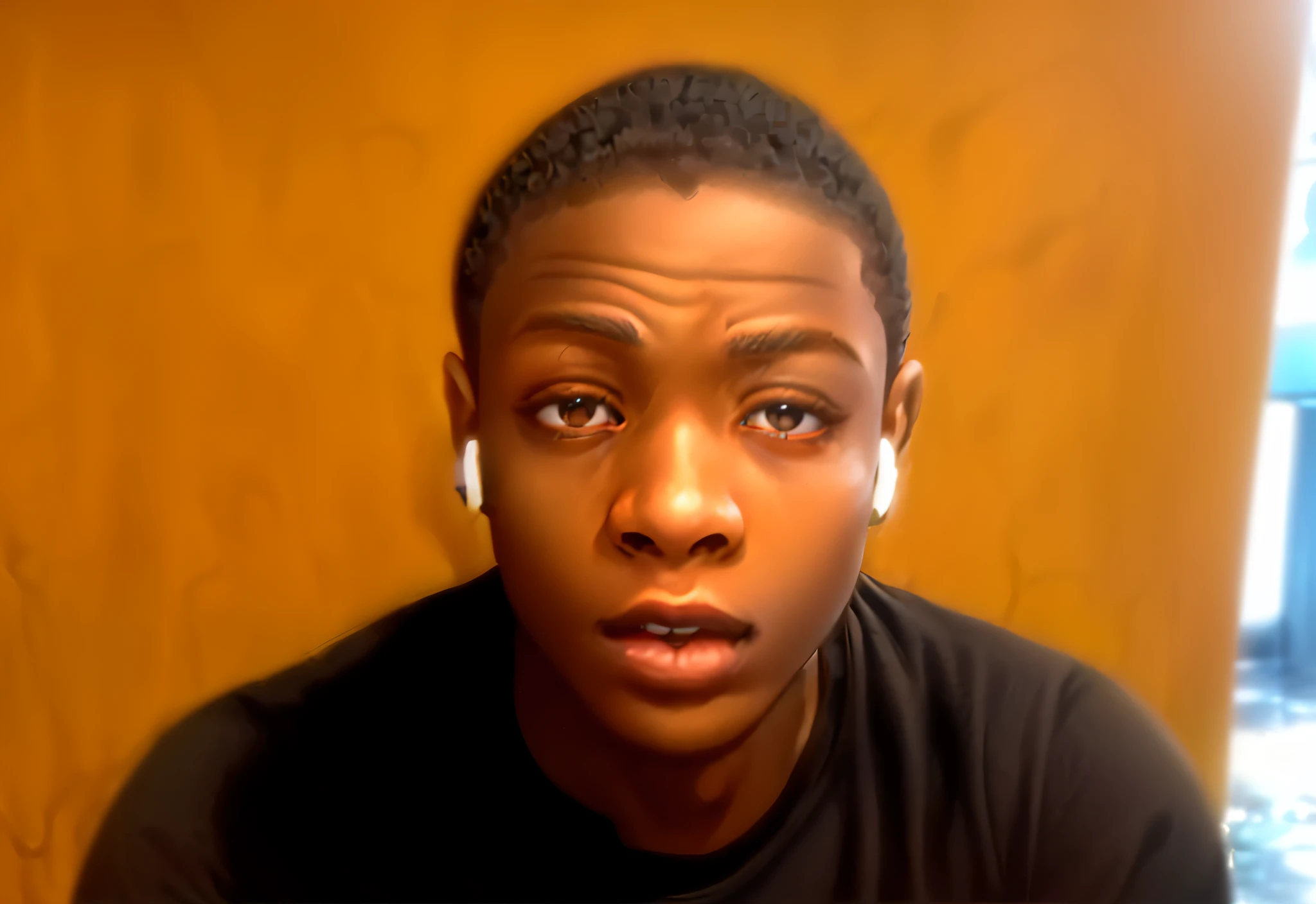 Naruto, 1boy, black bodysuit, tomoe \(symbol\), yellow eyes, symbol-shape pupils, gold hair, headband, golden jacket, facial mark, high collar, yllicft, solo, rain, injury, blood on face, bandaid on face, bandaid on nose, looking up