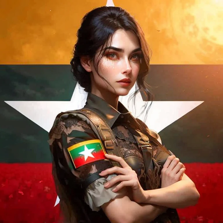 action movie, elegant pose,The Lady of Shadows, a handsome female, big black eyes, Sad look, scarlet lips, pale skin, long black hair, fluttering in the wind, dark dress with lace in baroque style, Elegant white gloves on your hands, Elegant jewelry on clothes and hair, Standing on a field of roses, night time, night  sky, Huge bright moon, Cold moonlight, Eyes of detail, hiquality, Masterpiece