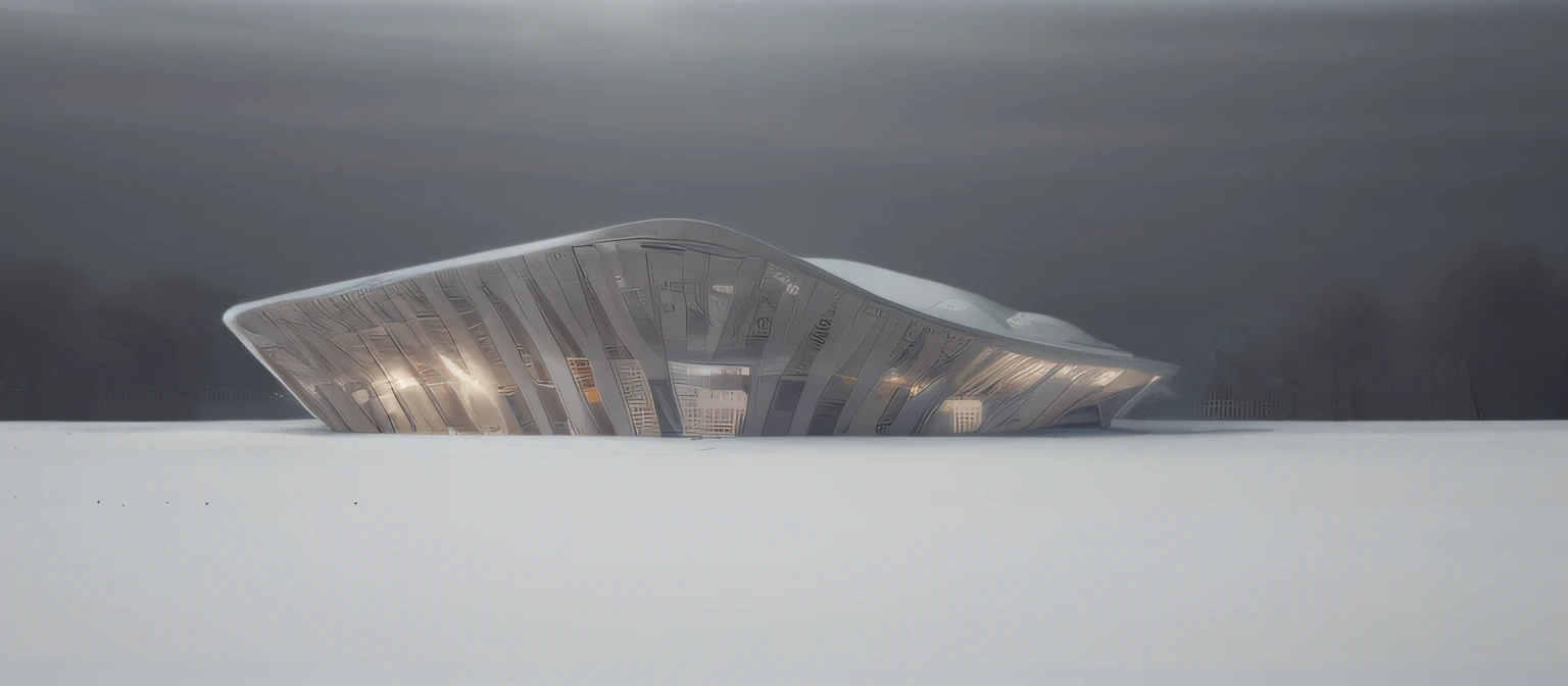gymnasium, modern, greenery, landscape, glass and steel materials