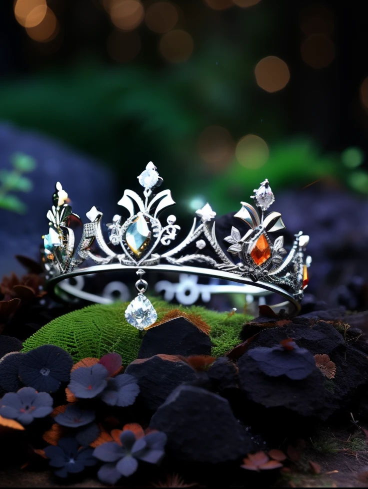 uma coroa quebrada em uma rocha com fundo escuro, nordic crown, coroa trincada, coroa antiga, Freio de coroa de metal Trident, coroa de espinhos quebrada, broke the Silver Prince's Crown, coroa quebrada de prata, diadem on the head, tiara fantasia ultra realista, tiara ornamentada intrincada, coroa de ferro preto, coroa de ferro, coroa intrincada ornamentada, tiara detalhada intrincada, Queda da Coroa, diadema, coroa ornamentada