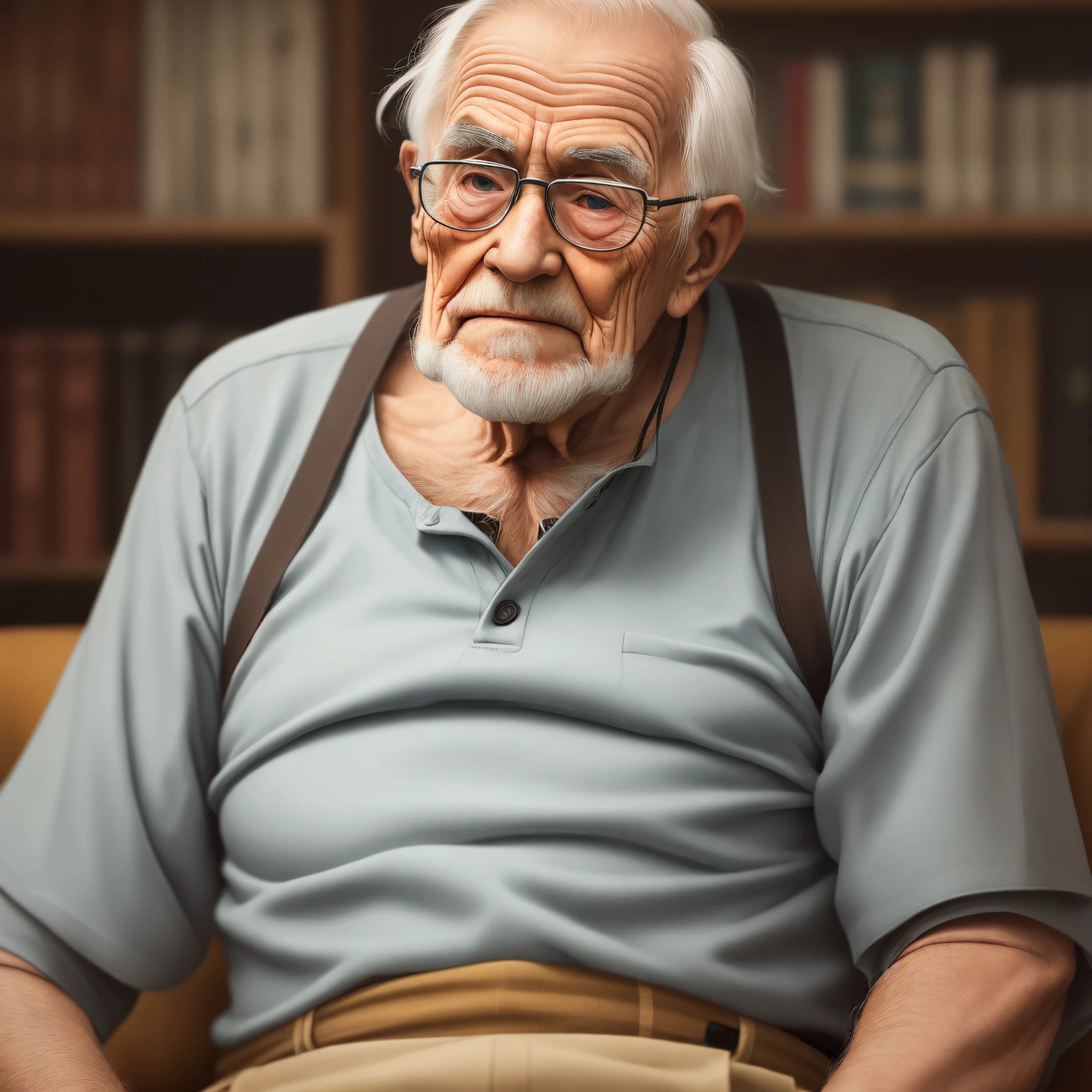 old man sitting, --auto --s2