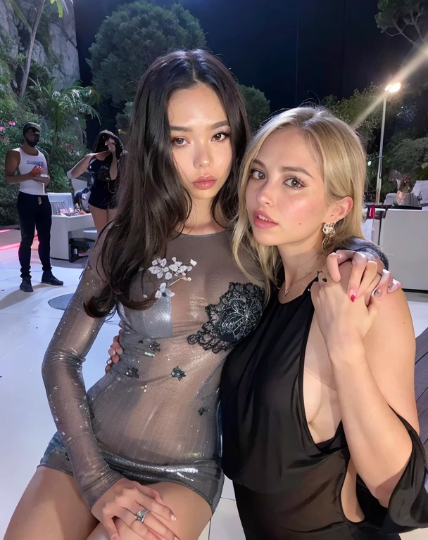 Jennie from
blackpink and Lily Rose Depp