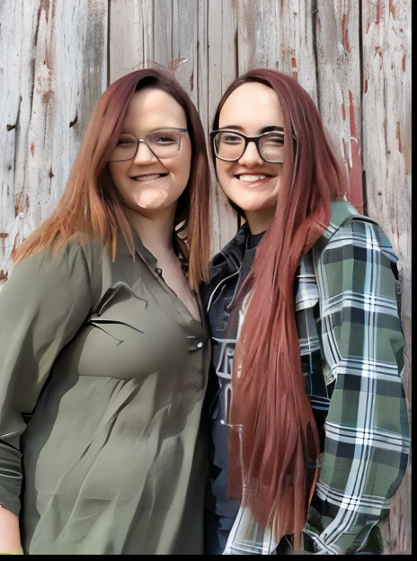 two women standing next to each other in front of a wooden wall, profile pic, taken in the early 2020s, profile photo, lesbians, transparent background, headshot profile picture, sisters, lesbian, identical picture, profile image, non-binary, profile picture, outdoor photo, album photo, vacation photo, a picture, no background, jenna barton