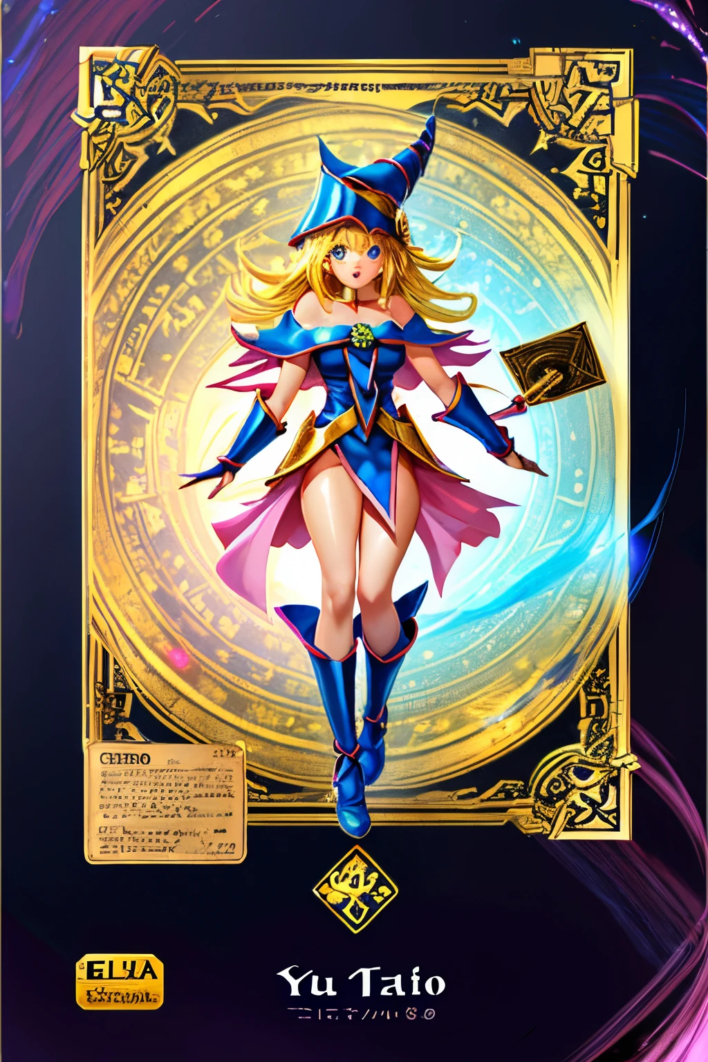 ：Mechanical style，Tema de oro，（1 female mechanical angel，anatomy correct，cuerpo completosbias doradas，de pie，Base circular），fondo blanco y negro，（3Drenderingof，mejor calidad，El detalle，tmasterpiece，Arte social，cinematic lighting effects，4k，claroscuro）