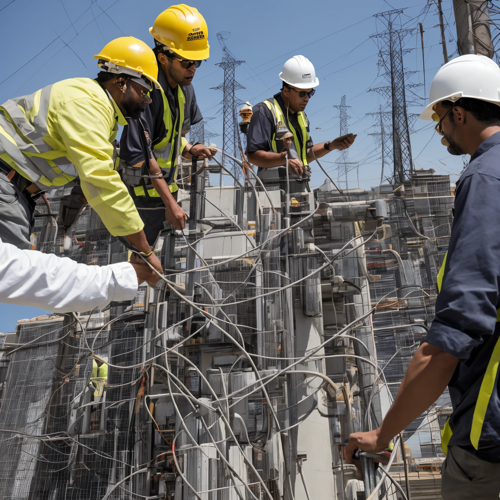 Scorching heat working on the power grid