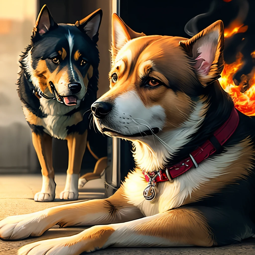 Perro fumando ?????????