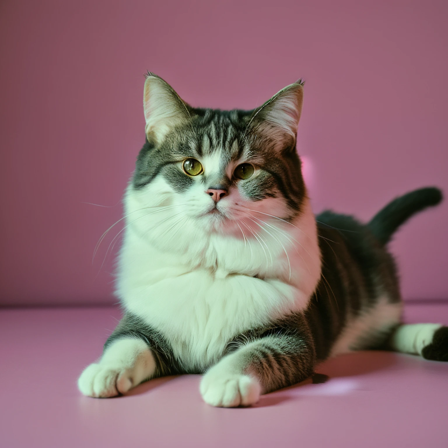 (Best Quality,4K,8K,hight resolution,masutepiece:1.2),Ultra-detailed,(Realistic,Photorealistic,Photorealsitic:1.37),Cute cat trembled a little,Soft fur texture,Delicate foot pads,Expressive eyes,Cute twitchy beard,Vulnerability hints,Gently wag its tail,playful pose,Art cat illustration,subtle color palette,Natural lighting