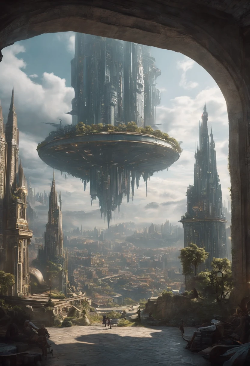 Fantasy Art, ultra wide-shot, Painting, Detailed , deviantart, contest winner, Concept art, , tim hildebrandt, Fantasy, ((((cyberpunk City)))) , , Night time , , fantastic realism, art stations ,, Style of Adrianus Eversen ,Not aesthetic architecture, Movie Still,Greg Rutkowski, Creates a landscape reminiscent of an Inception movie, A place where reality becomes a labyrinth of changing architecture and gravity-defying landscapes. Embrace the surreal and mind-bending nature of the concept, Create a scene that challenges perception. Using intricate details and dynamic design、Immerse the viewer in a world where the laws of physics are rewritten. Depicts the sense of awe and disorientation evoked by the Inception film.Minced meat