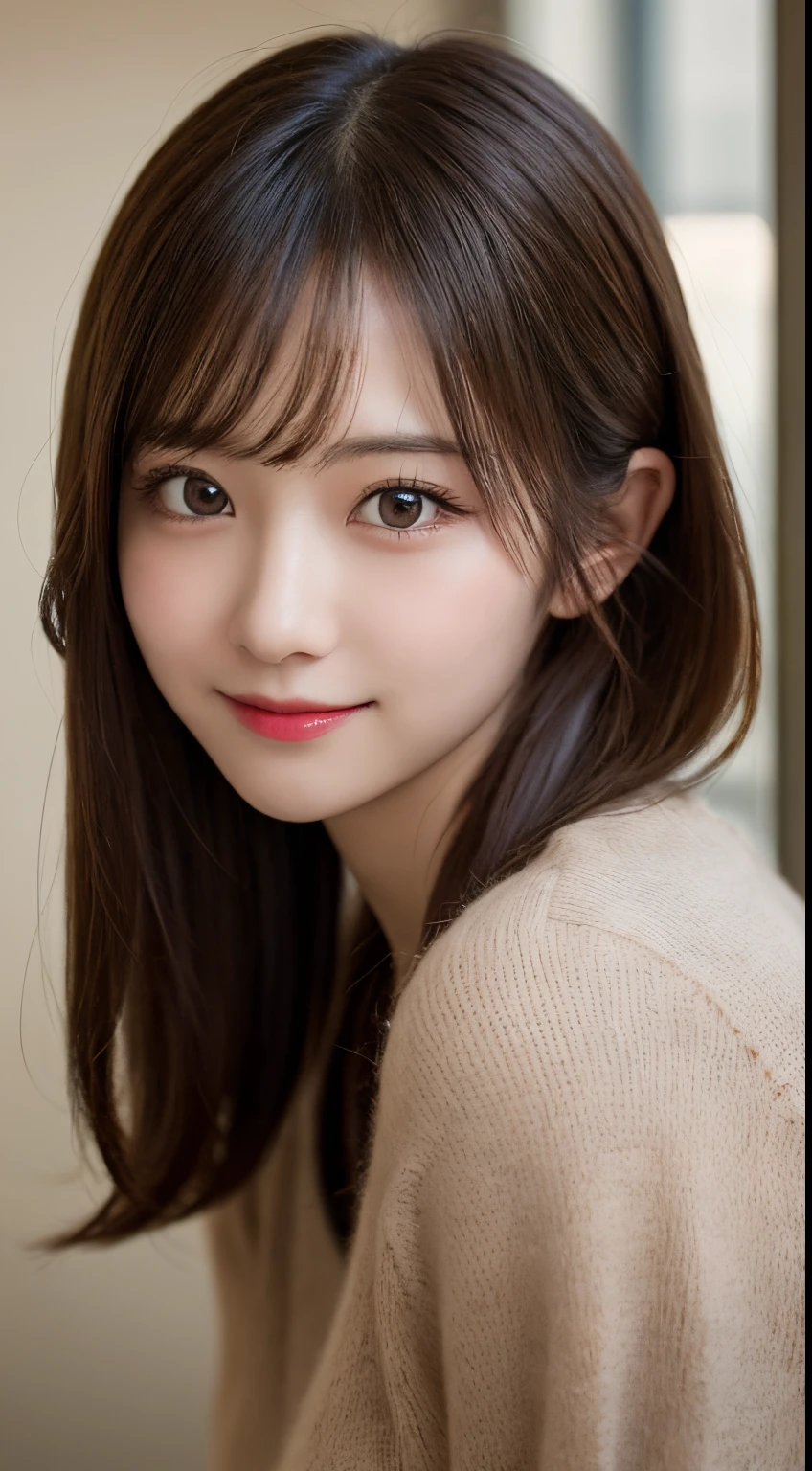 table top, highest quality, shape, Super detailed, finely, High resolution, 8k wallpaper, 完璧なダイナミックな構shape, beautiful and detailed eyes, tokyo trend冬ファッション,tokyo trend&Introducing cute hairstyles at random, small breasts, natural color lip, random sexy pose,cute smile、20 year old girl、beautiful and detailed face、perfect and beautiful face,Big eyes、Wearing a fluffy black luxury mink coat、beautiful detailed face、perfect and beautiful double eyelids、blur the background、perfect and beautiful face、bright look、Twin ponytail hairstyle