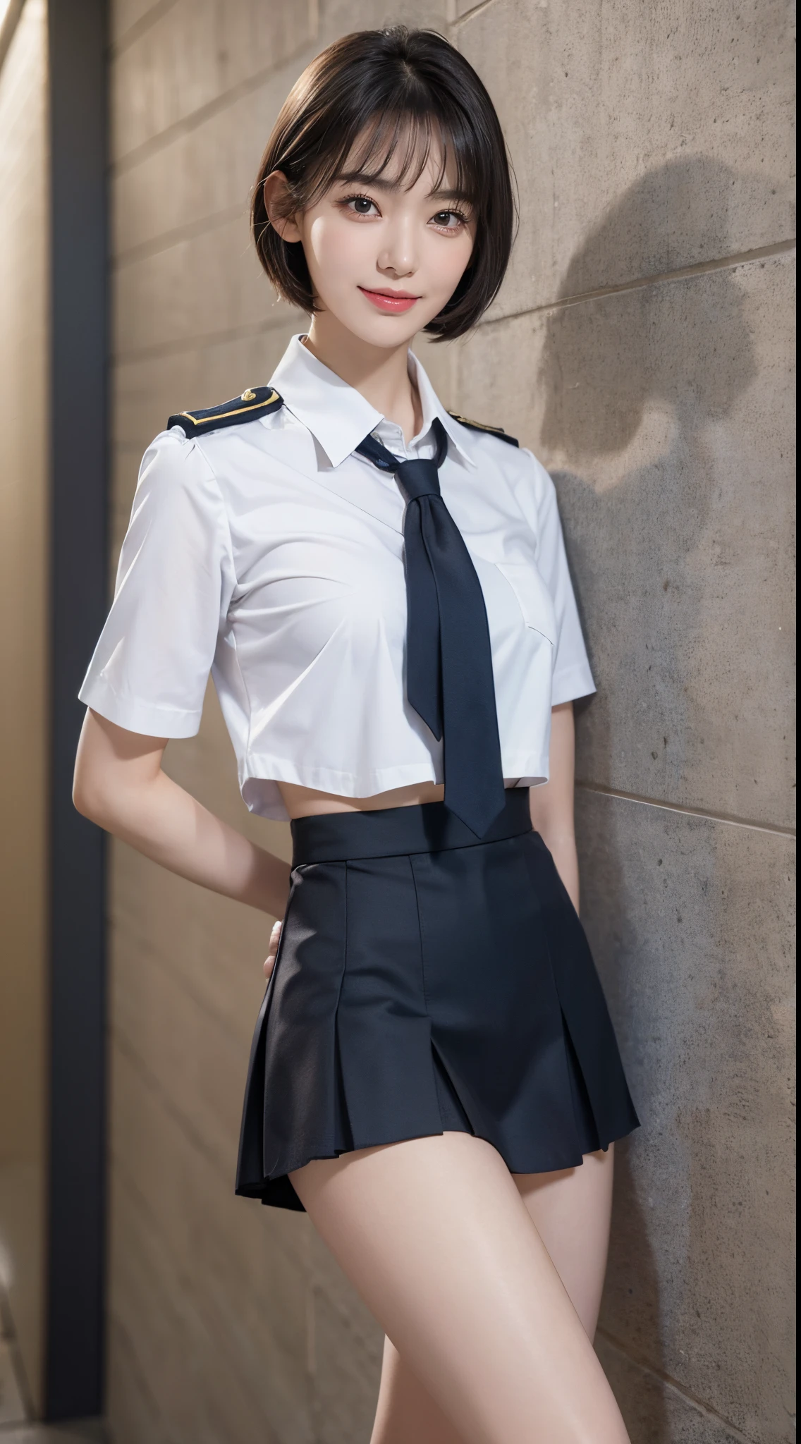 ((Shool Uniform)), ((The upper body is dressed stably........................)), skirtlift, (((Lift the skirt yourself, Hold the hem of the skirt with your hands.))), Show your panties to the camera, White panties, panties focus, smiling smile, Modern old cityscape, 1girll, 独奏, 17 years old, 7 Head Body, (Ideal proportions Body proportions), (Composition from head to thigh), Erection nipples, sexy body, saturated, short-hair, A dark-haired, With bangs, tiny boobs, skiny, Small hips, beauty leg, skinny legs, hyperrealism, Cinematic lighting, depth of fields, One-person viewpoint, f/1.8, 135mm, NFFSW (english) (english) (english) (english) (english) (english) (english) (english) (english) (english) (english) (english) (english), masutepiece, ccurate, ((Anatomically accurate.)), textured skin, super detaill, high detailed, High Quality, Award-Standing, Best Quality, Hight Resolution, 8K