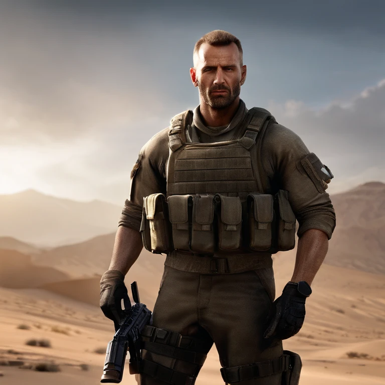 SGT Johnny "Soap" MacTavish is famously portrayed by Neil Ellice, with blue eyes, a short buzzcut Mohawk haircut (Widows peak hairline), and a short beard. His jawline is defined, and his ears are a bit smaller than the average human male. ,Call of Duty: Modern Warfare series,SGT Johnny "Soap" MacTavish is famously portrayed by Neil Ellice, with blue eyes, a short buzzcut Mohawk haircut (Widows peak hairline), and a short beard. His jawline is defined, and his ears are a bit smaller than the average human male. ,face,photo