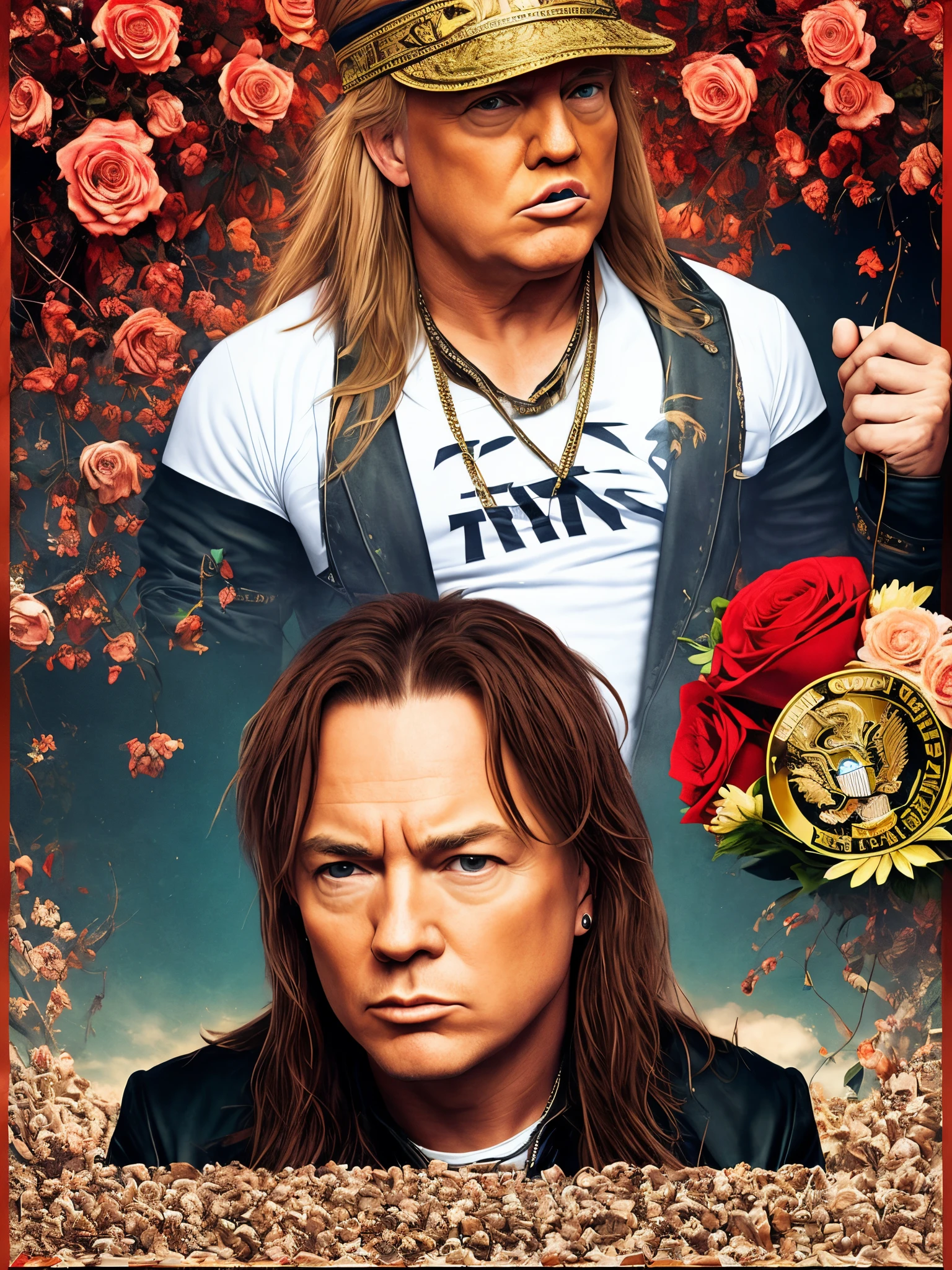 Donald trump as axl rose
