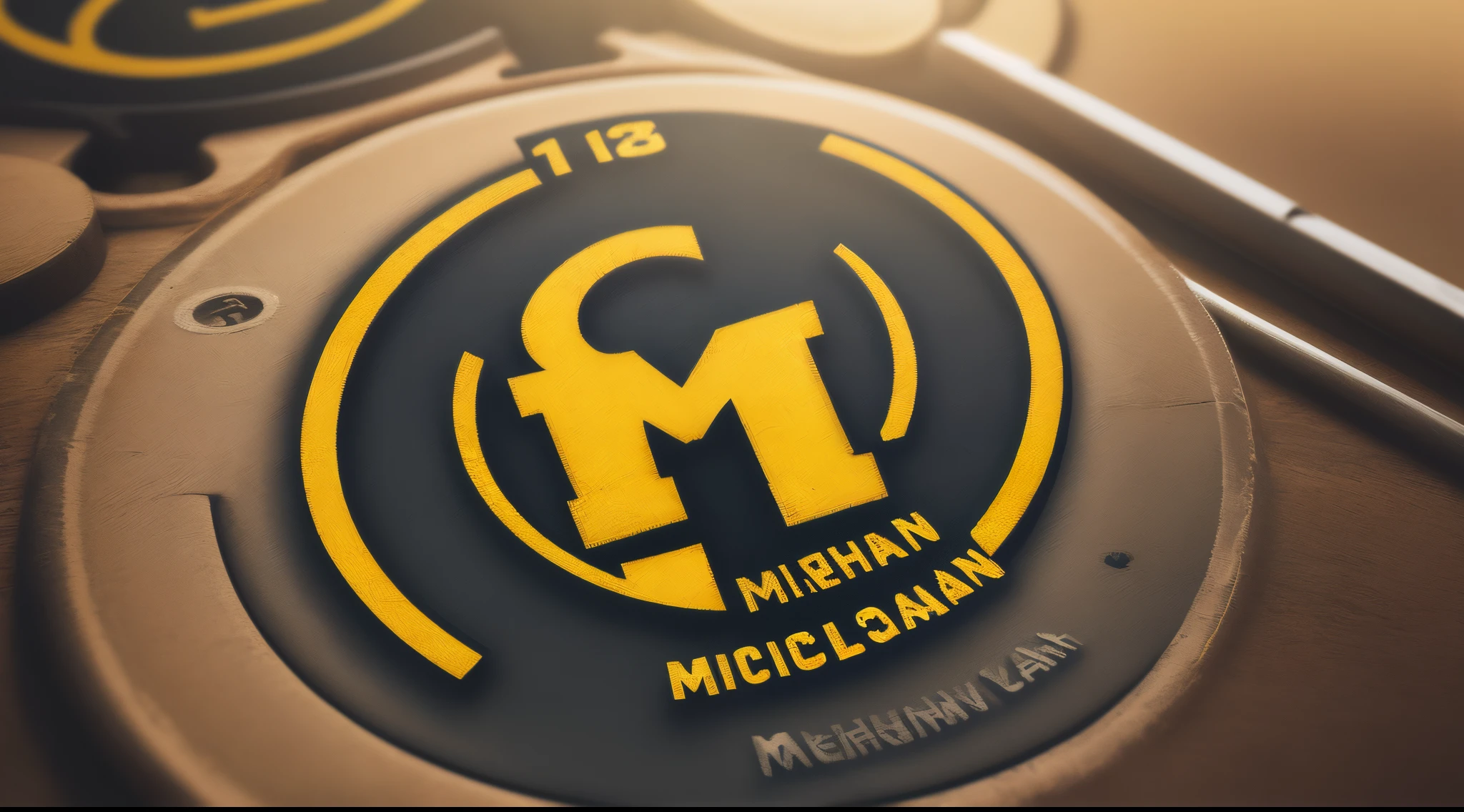 Circle logo with Michigan and a prison