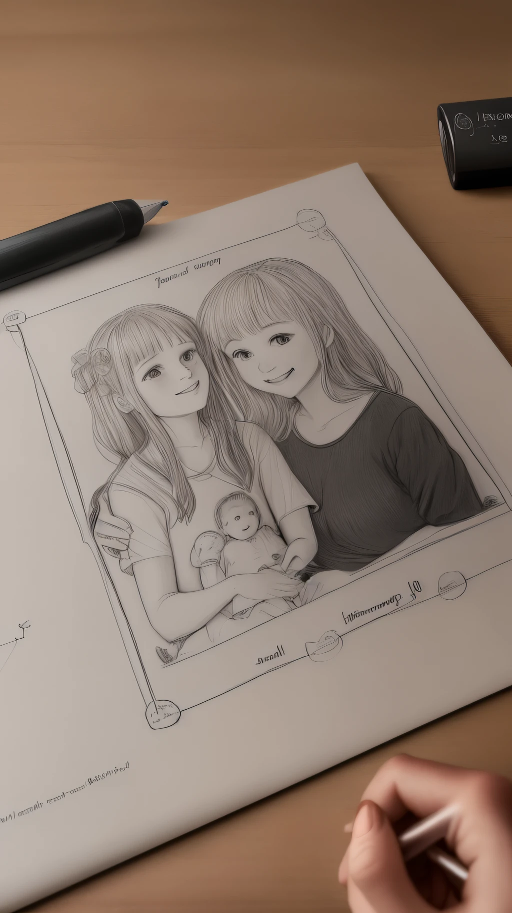 Draw a "genogram" of your family, including at least three generations.
