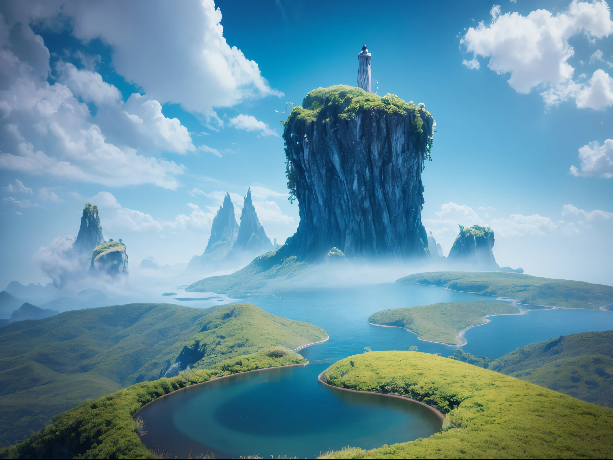 Dive into the surreal with an ultra-high-definition dreamscape. Envision a landscape that blurs the line between reality and fantasy, with DVDs soaring through the sky like ethereal birds, leaving trails of streaming data in their wake. Create an atmosphere that immerses viewers in a hyperrealistic dream.