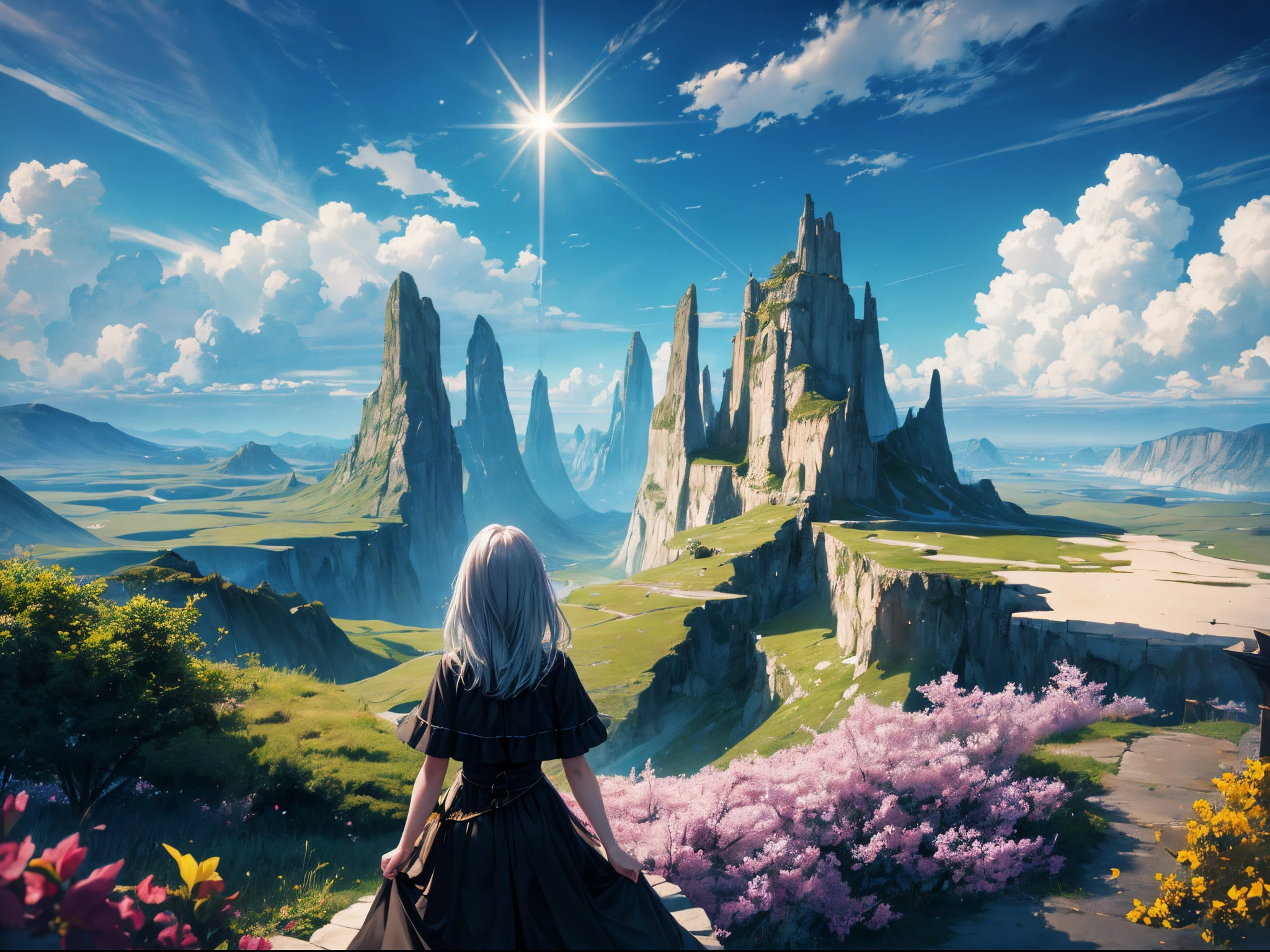 Dive into the surreal with an ultra-high-definition dreamscape. Envision a landscape that blurs the line between reality and fantasy, with DVDs soaring through the sky like ethereal birds, leaving trails of streaming data in their wake. Create an atmosphere that immerses viewers in a hyperrealistic dream.