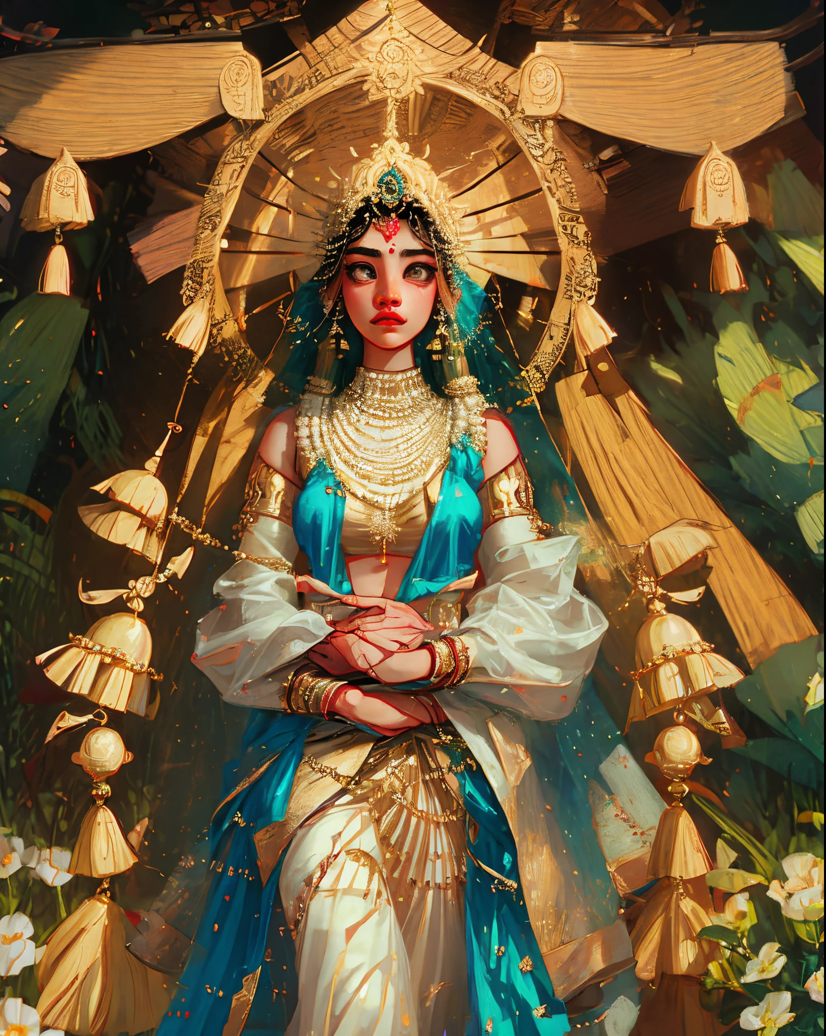 Modern Indian godess lakshmi