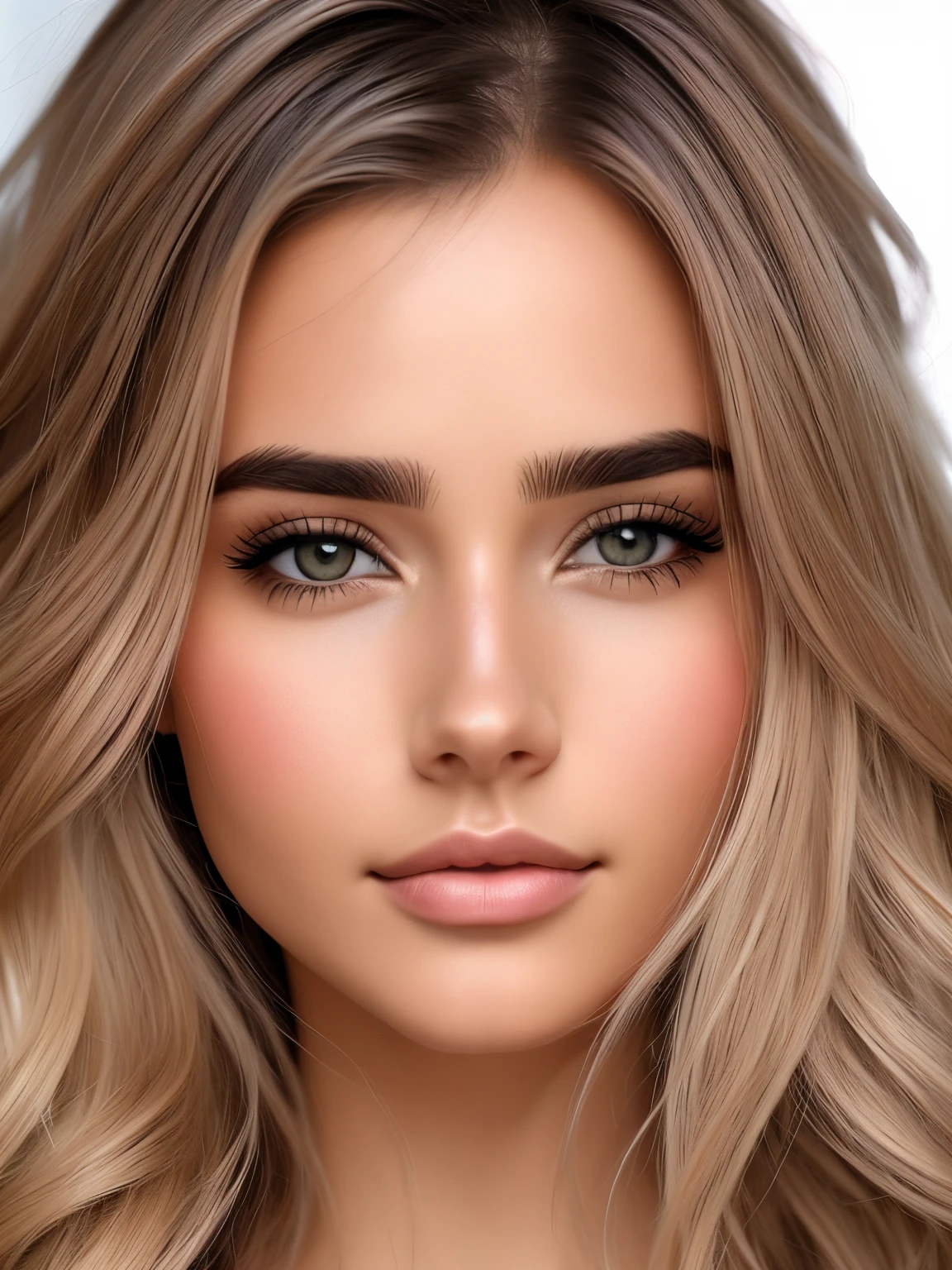 um close up de uma mulher com cabelos longos e brincos, rosto realista detalhado, rosto detalhado realista, rosto detalhado e realista, rosto detalhado real, rosto realista altamente detalhado, rosto realista e detalhado, rosto bonito realista, wlop pele brilhante, Face extremamente realista, rostos detalhados e realistas, rosto realista, cara muito realista, Rosto ultra realista, detalhes realistas do rosto