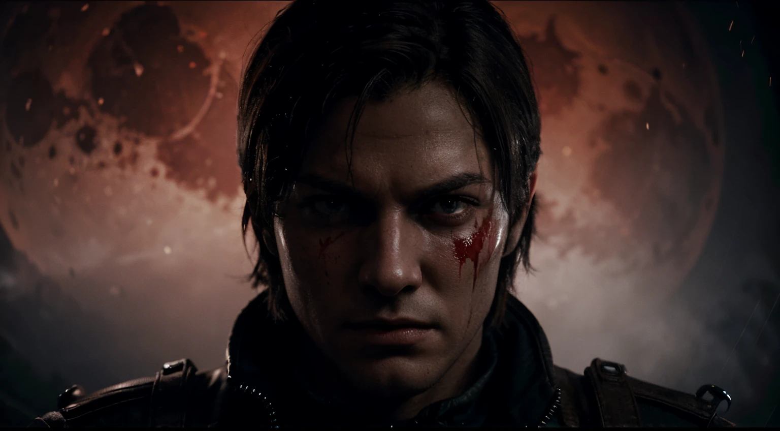 logo, resident evil 9, gaming, dark, blood moon, boss, villain