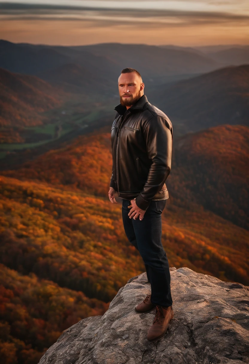 A photo of me at the top of a mountain, overlooking a scenic view,WWE,wwe wrestler Randy Orton