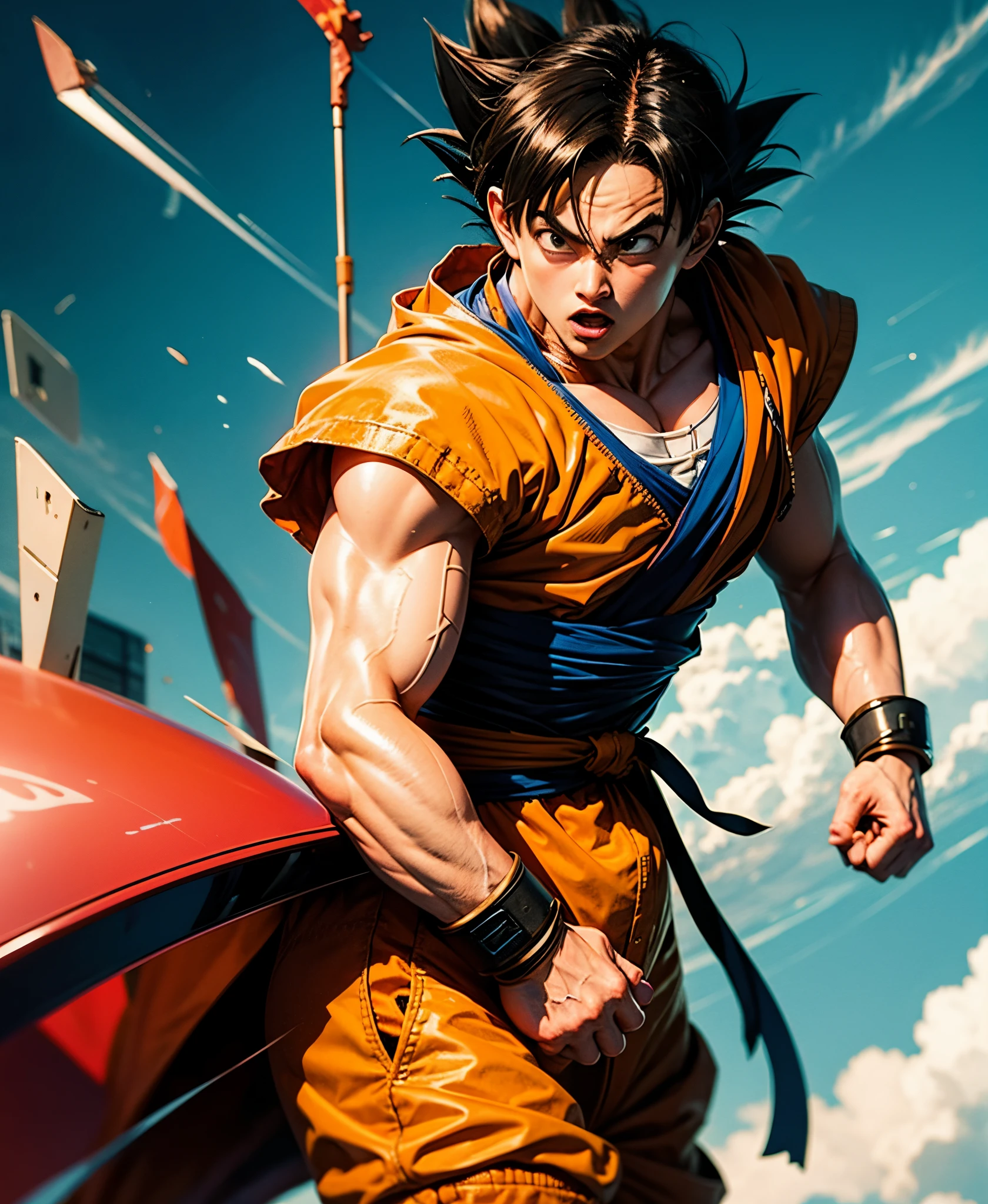 Goku,4k,FPS,wallpaper para celular