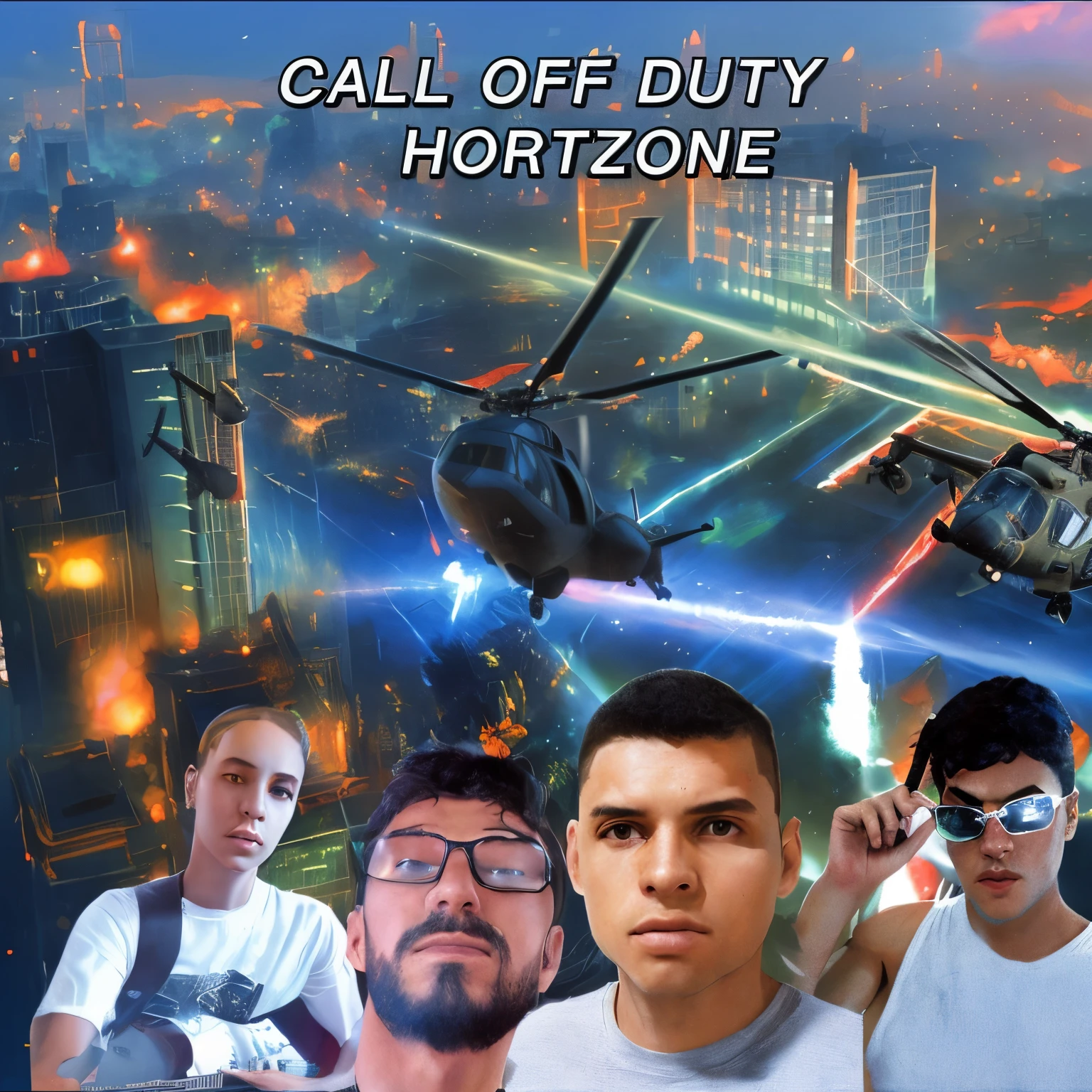 there are many people who are in front of a helicopter, call of duty, Album art, bacalhau, album cape, Capa de um novo videogame, Jogo de FPS, capa de videogame, capa do jogo, Arte da sede, album cape, new album cover, Cartaz Promocional do Jogo, album cape!, arte da capa do videogame, no horizonte, arte promocional, arte oficial