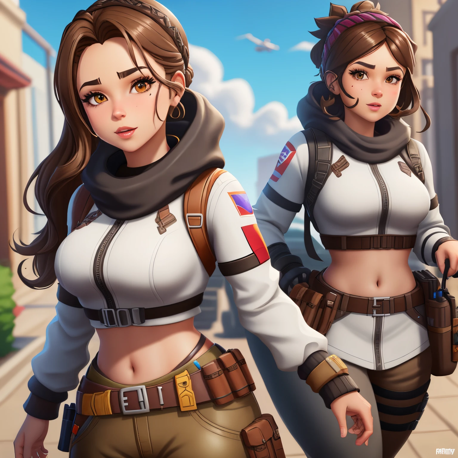 Fortnite skin: Latina, brown hair