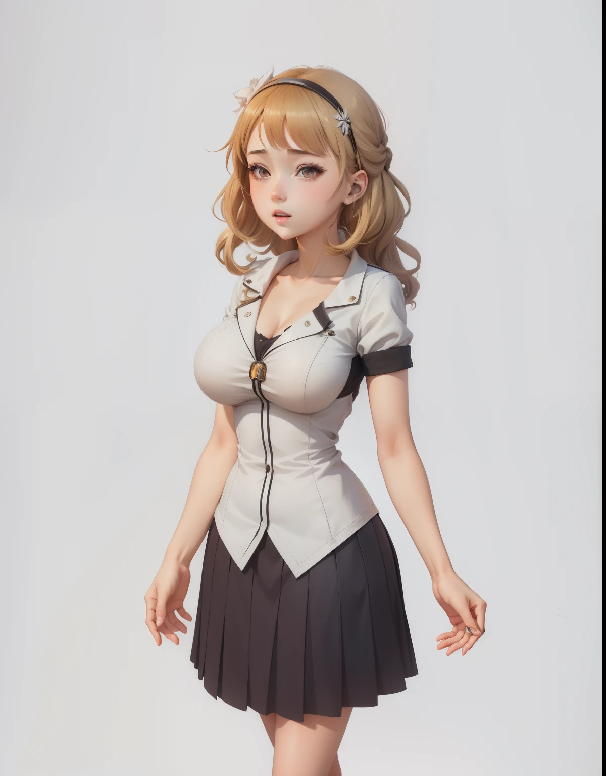 anime girl avec de gros seins, séduisante fille d’anime, Ilya Kuvshinov. 4 km, [ Art numérique 4 km ]!!, Style Anime 3D réaliste, Jolie fille d’anime, Artgerme extrêmement détaillé, Oppai, Style anime 4 K, Rendu photo réaliste Anime girl, Anime hyper réaliste, style anime. 8k