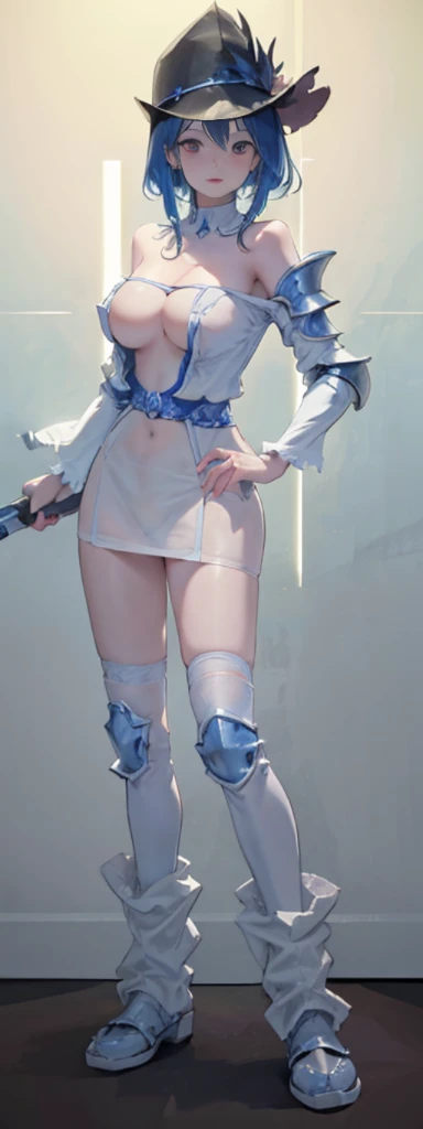 ((above shoulder,facial closeups)), Bigboobs, looking at viewert, ultra-realistic realism, Ghibli-style colors, Ghibli-style colors, japanese manga, Standing Picture, angle of view, foreshortening, foreshortening, 8K, super detailing,All women have big breasts,Endless realism, cellshading,,character sheets, reference sheet, Standing Picture, 8K, super detailing, 1080p, Women HD,femele, 16k, A high resolution, Best quality at best, high high quality, Anatomically correct, tmasterpiece, Acura, hyper HD,as elegant as a swan,unreal-engine, Ghibli-style colors, japanese manga, Standing Picture, angle of view,battle armor,ssee-through,Lace skirt,Blue hair,red - eyed,Sexy big breasts,Transparent tulle clothes