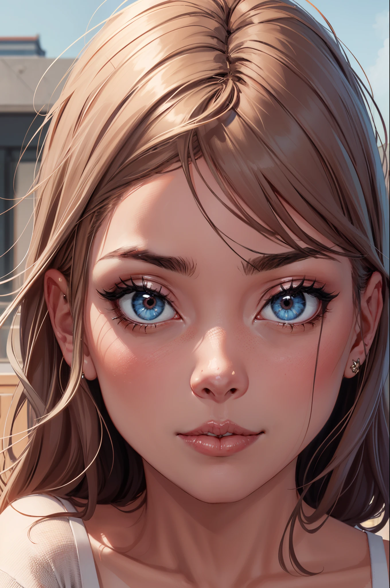 droopy eyes girl