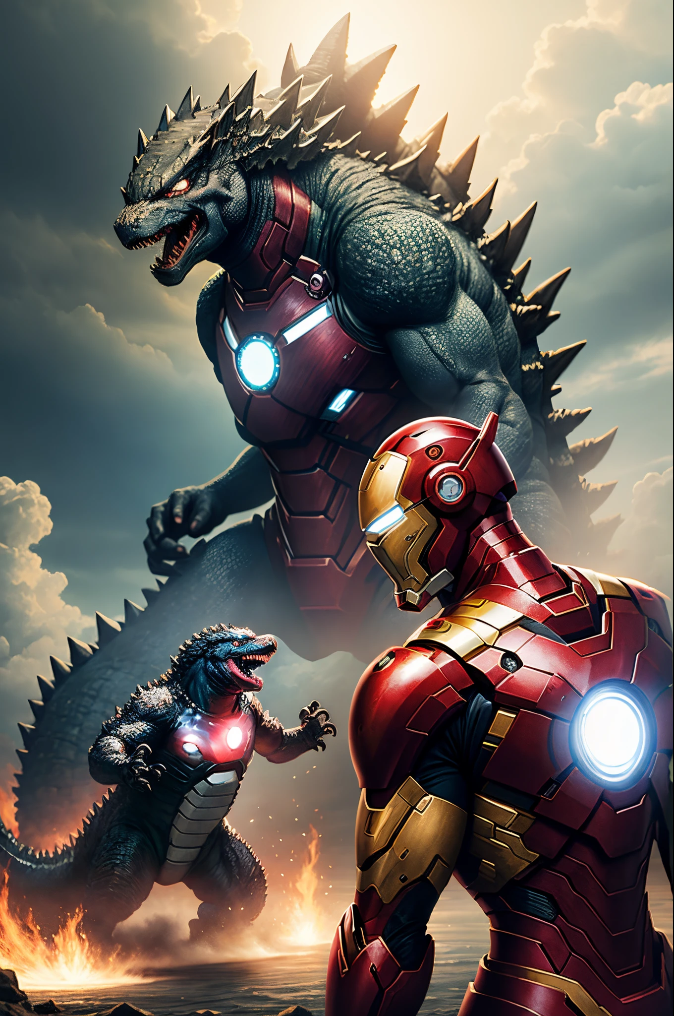 godzilla vs ironman
