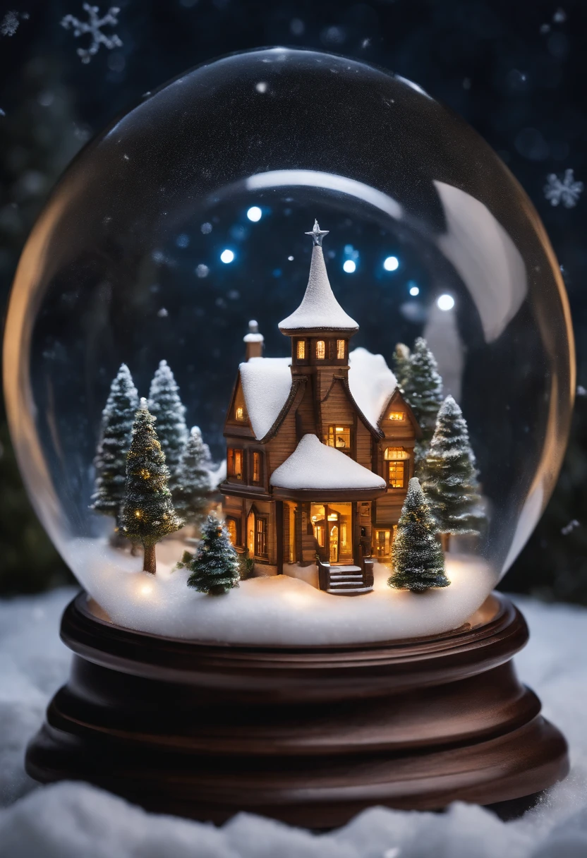 Imagine an enchanting scene where an intricately detailed mandala snow globe holds a beautiful glowing village within its delicate confines, illuminated against the backdrop of a serene night. Dive into extreme micro-details to bring the magic of this miniature world to life.
Highlight the intricate design of the mandala snow globe, with delicate patterns and ornate details adorning its surface. Zoom in on the micro-details, capturing the fine lines and symmetry that make up the mesmerizing structure of the globe.
Emphasize the beautiful glowing village inside, with tiny illuminated houses, streets, and other elements creating a warm and inviting atmosphere. Illuminate the village with soft, radiant lights that enhance the magical ambiance within the snow globe.
Consider the snowy landscape within the globe, capturing the minute details of snow-covered rooftops, streets, and trees. Use extreme micro-details to showcase the delicate snowflakes suspended in the wintry scene, adding to the overall enchantment.
Imagine the scene at night, with a serene sky filled with stars that twinkle with a soft glow. Highlight the contrast between the warm illumination of the village and the cool, calming tones of the night sky within the snow globe.
This detailed prompt aims to inspire the creation of an intricately detailed mandala snow globe containing a beautiful glowing village at night, focusing on extreme micro-details to capture the magic of the miniature world within.