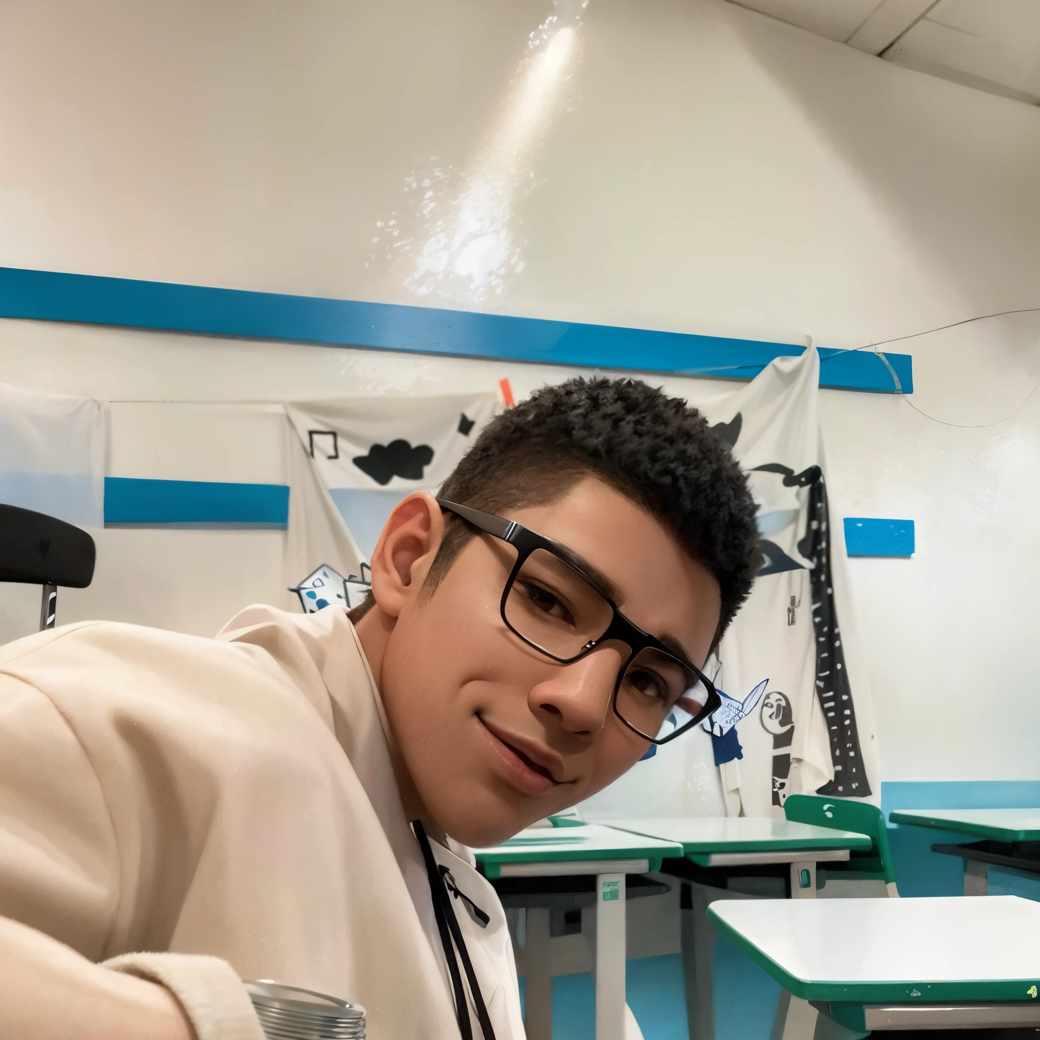 there is a man sitting at a table with a drink in his hand, middle school, pegando seus tacos e bebida), Directed by: David Ruby, segurando uma bebida, taken in the early 2020s, An alien drinking horchata, com uma bebida, imagem de qualidade muito baixa, suave em _ O pano de fundo, foto de perfil 1024px