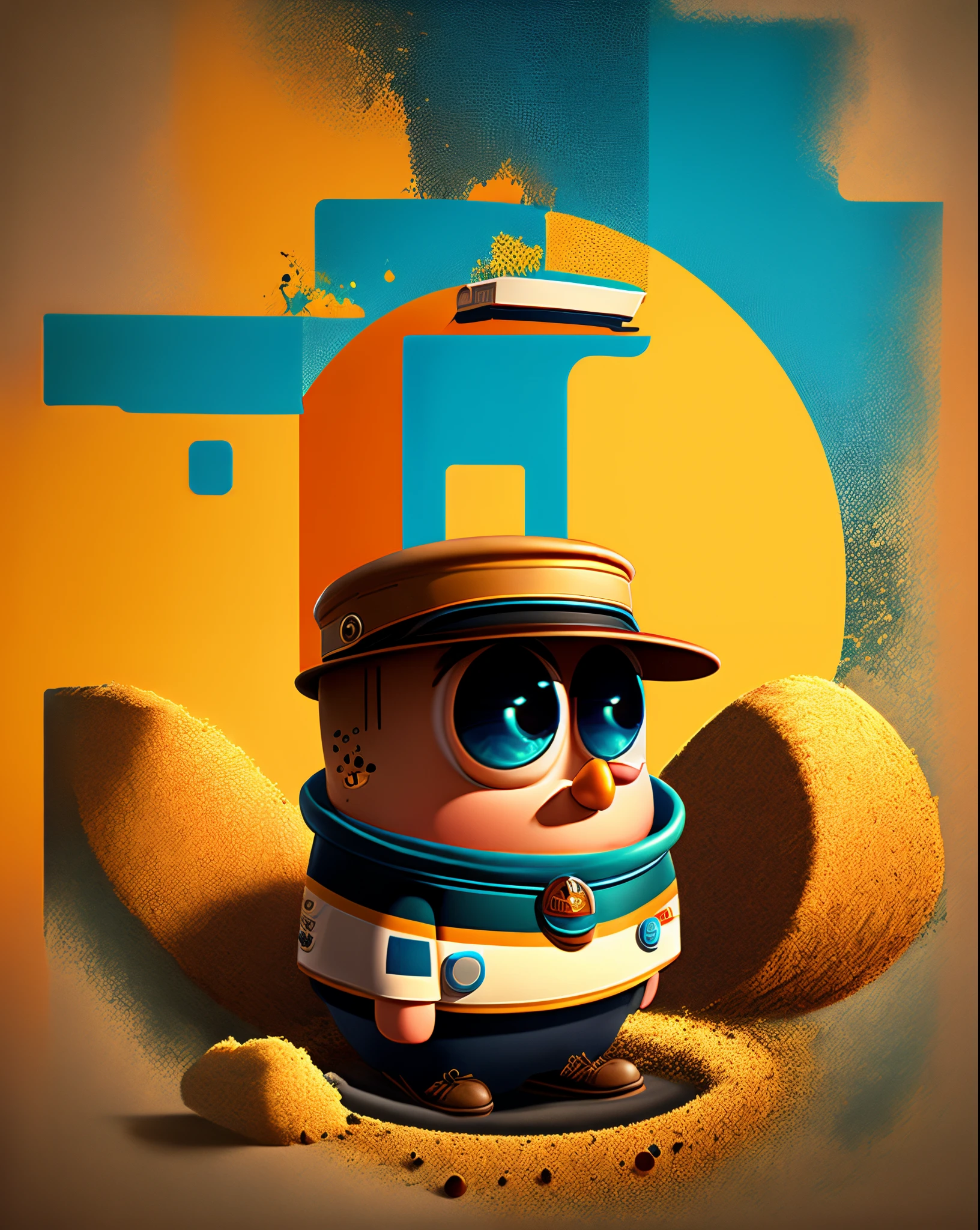 Pixar young brown graphic designer