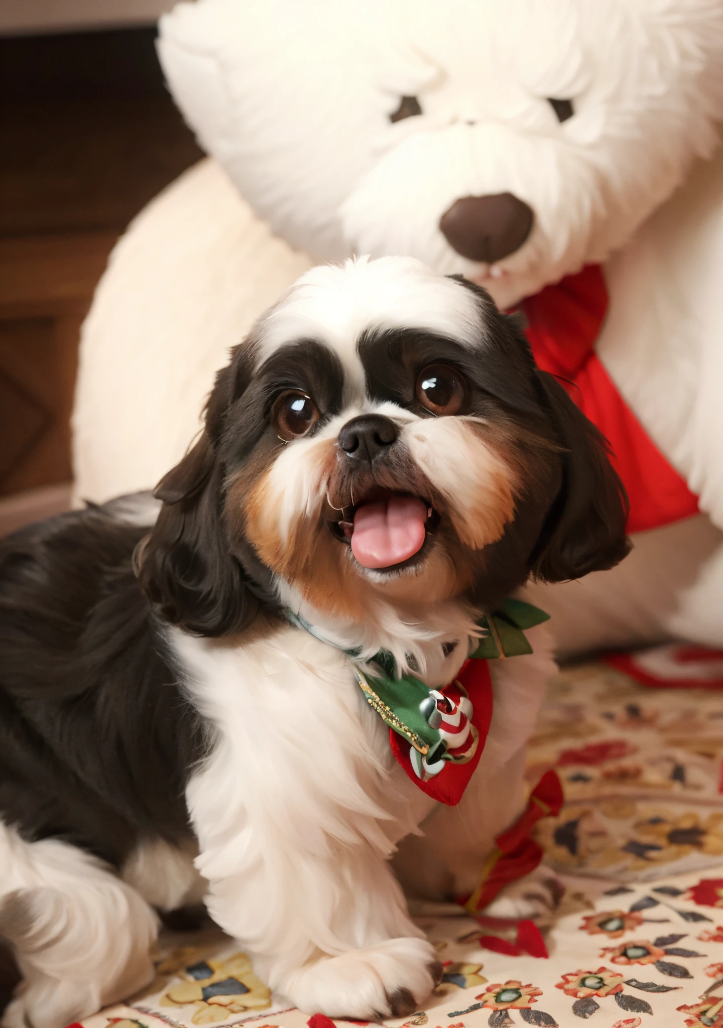 Um cachorro shih tzu, estilo disney pixar, alta qualidade, melhor qualidade