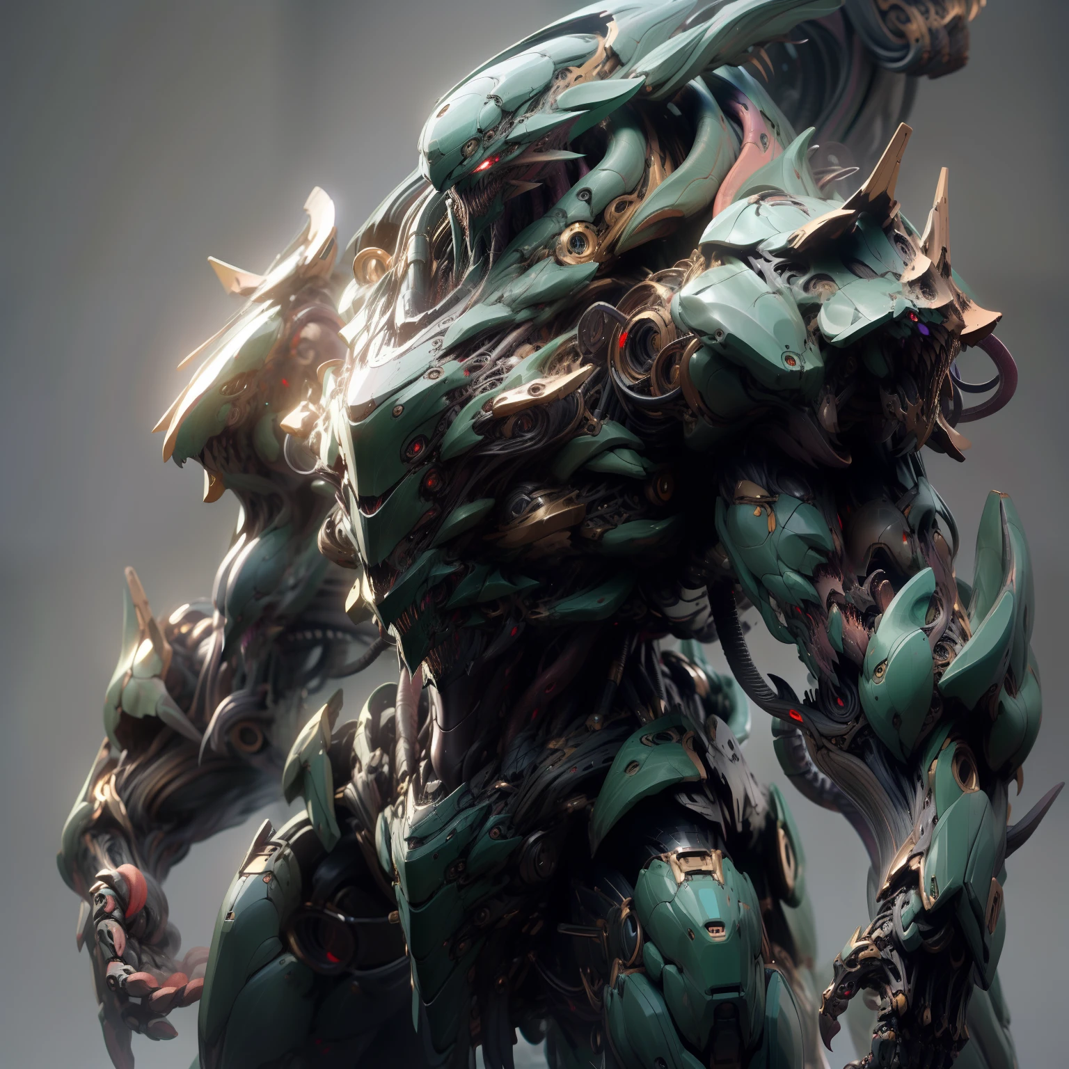 Cthulhu, horror style, horror, gothic, dark, dark, big monster Cthulhu, realistic, masterpiece,mechanical,