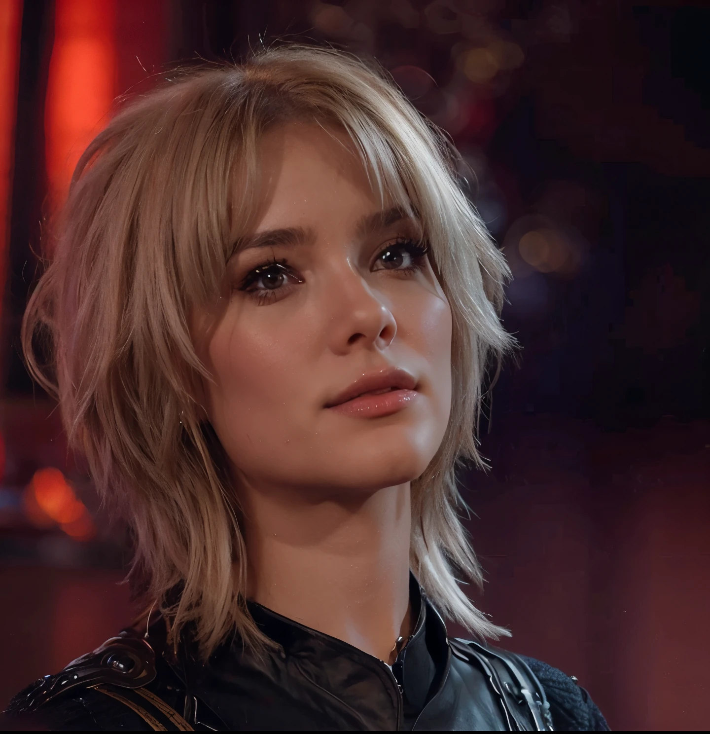 Turn her into a realistic real person