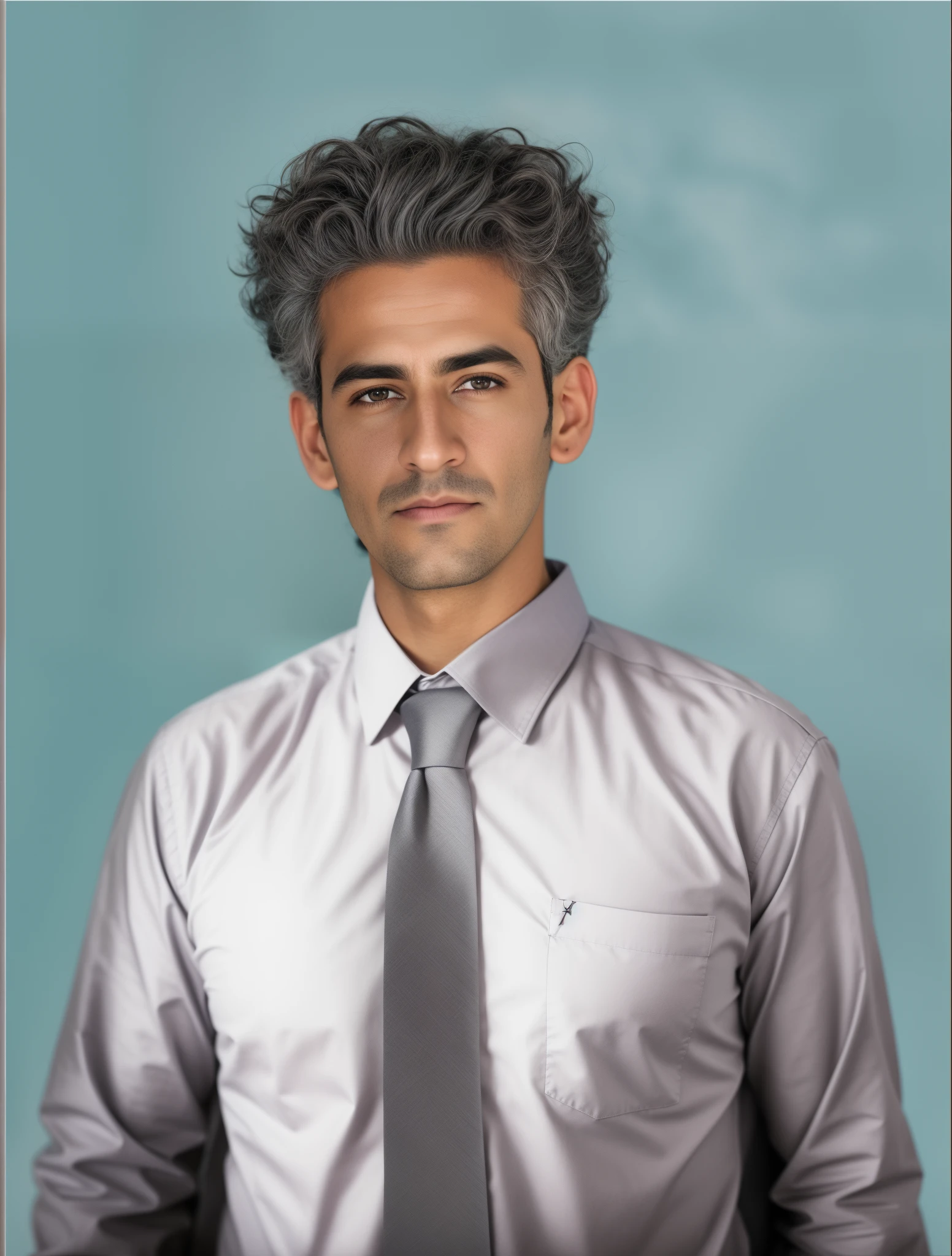 Arafed homem com gravata e camisa e gravata, Rick Sanchez na vida real, uma foto colorida, foto colorida, retrato colorido, fundo colorido, fotografia colorida, color studio portrait, Mohamed Chahin, inspired by Oscar Rodríguez Naranjo, inspirado em Carlos Saenz de Tejada, clothed non - portrait