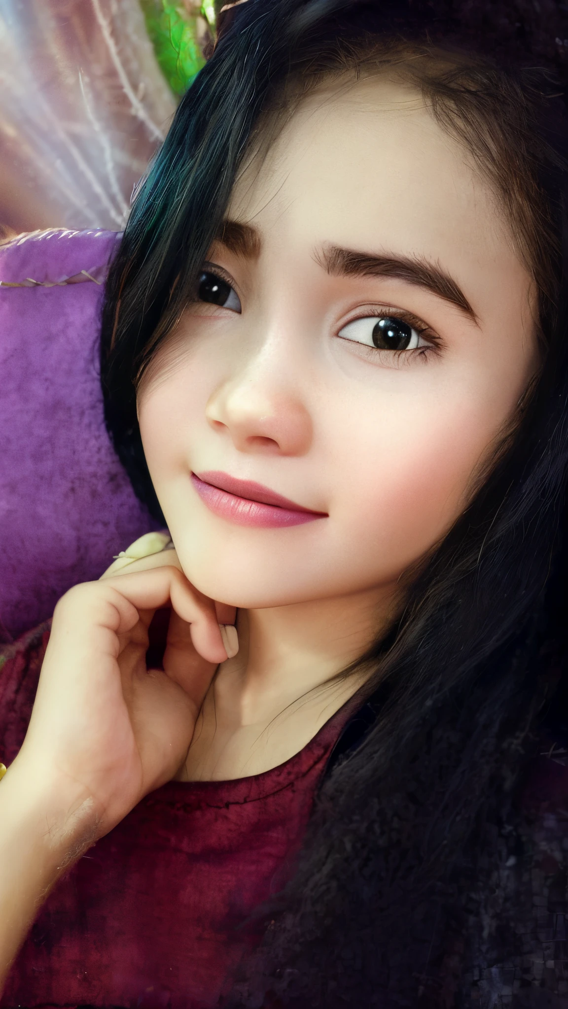 pixarstyle a waist-length portrait of a , smirk, cap, nature, natural skin texture, 4k textures, hdr, intricate, highly detailed, sharp focus, cinematic look, hyperdetailed