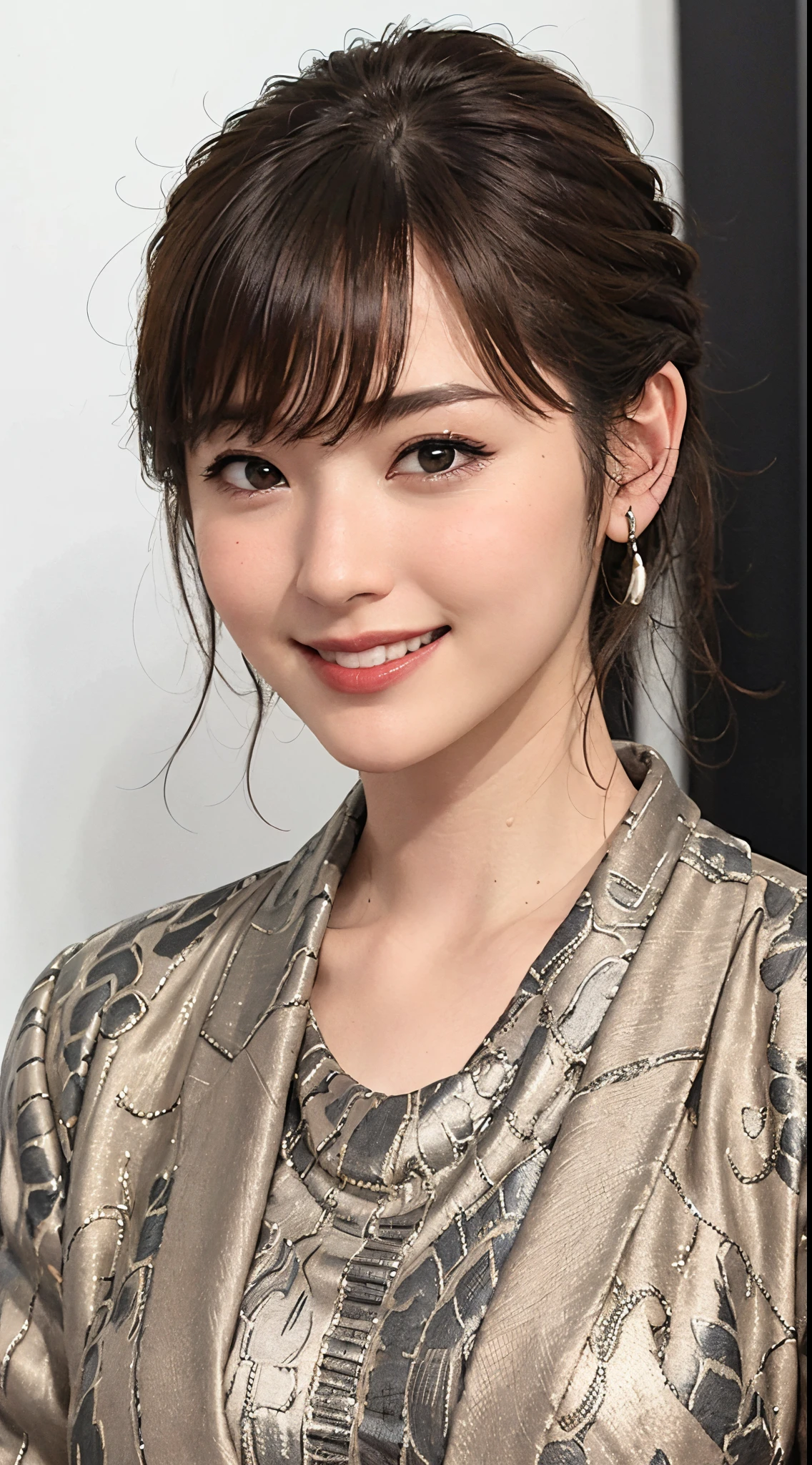 Top quality, full body, masterpiece, dark eyebrows, ultra high resolution, photorealistic, highly detailed, professional lighting smile, eagle nose, short hair