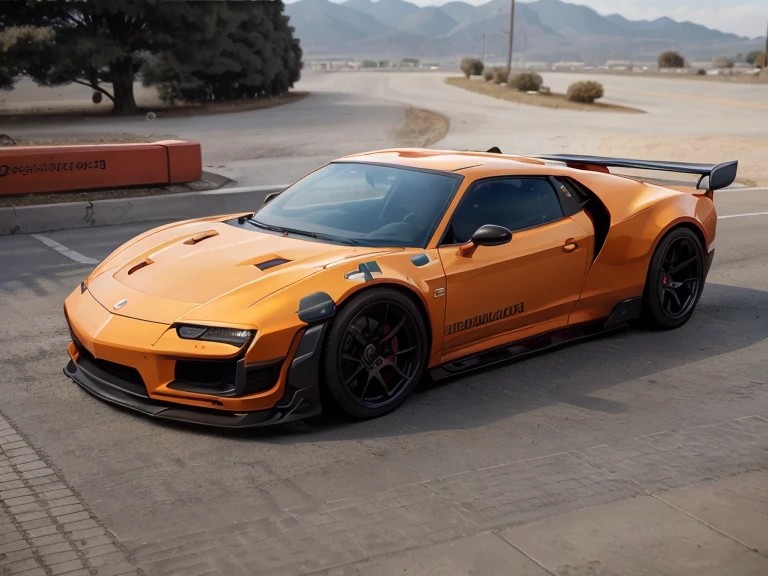 There is a car on the ground, The epitome of a sports car, Close body shot, ultra - detailed!!, sports cars, honda nsx, the ultra-detailed!, , high detail shot, Wide-angle panorama,, detailed wide shot, the ultra-detailed!!